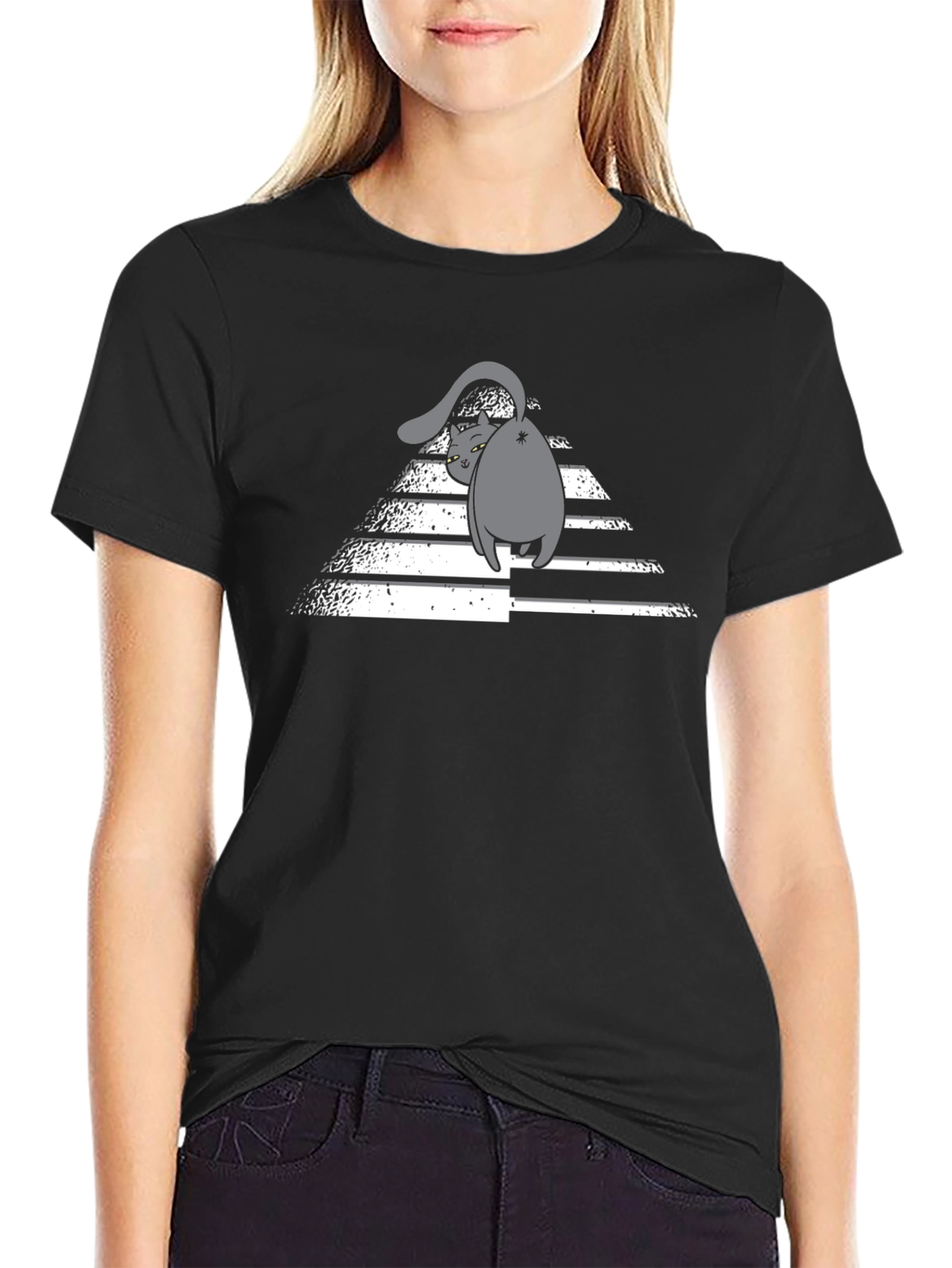 Funny Cat Butt T-Shirt - Unique Graphic Tee