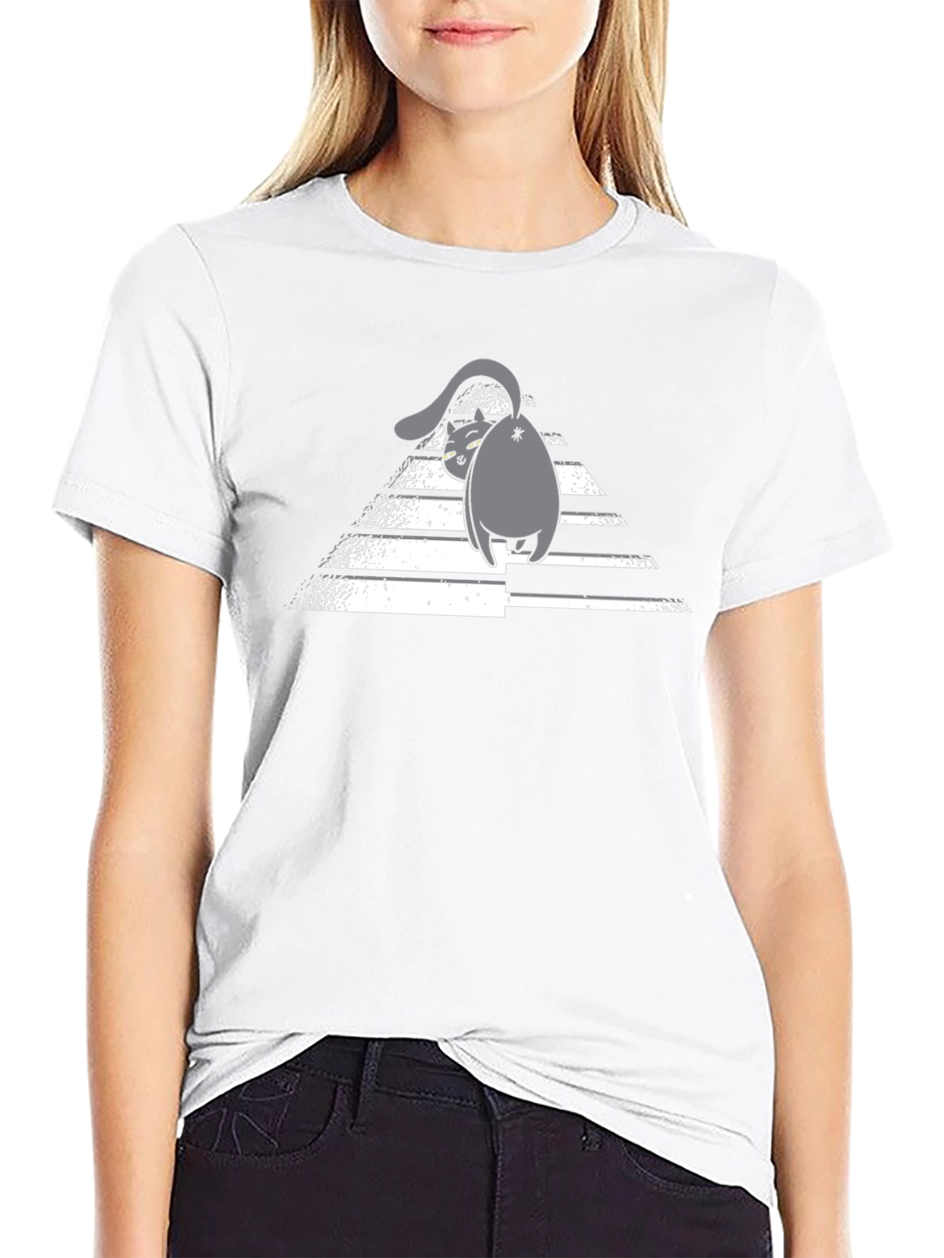 Funny Cat Butt T-Shirt - Unique Graphic Tee