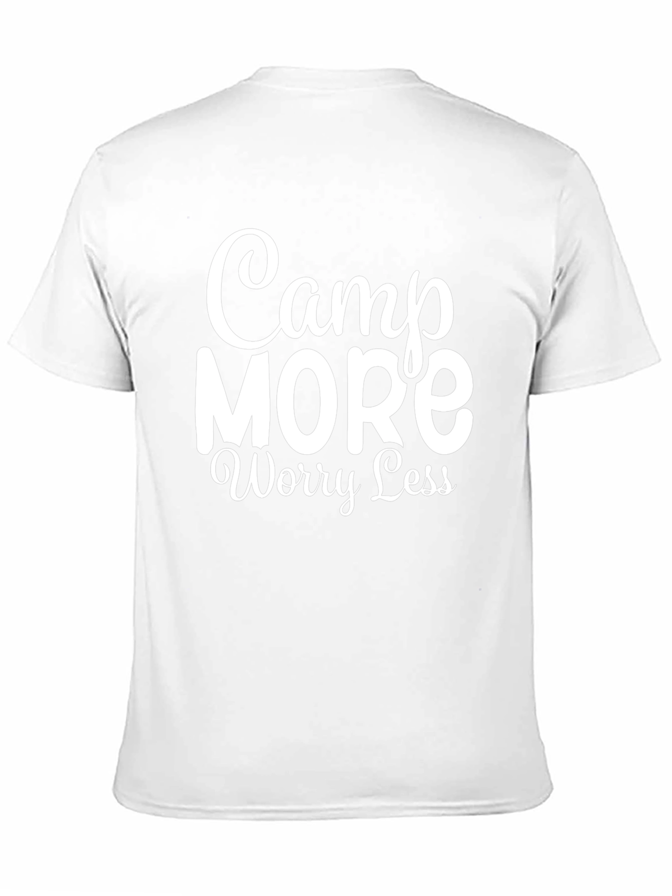 Camp More Worry Less Graphic T-Shirt