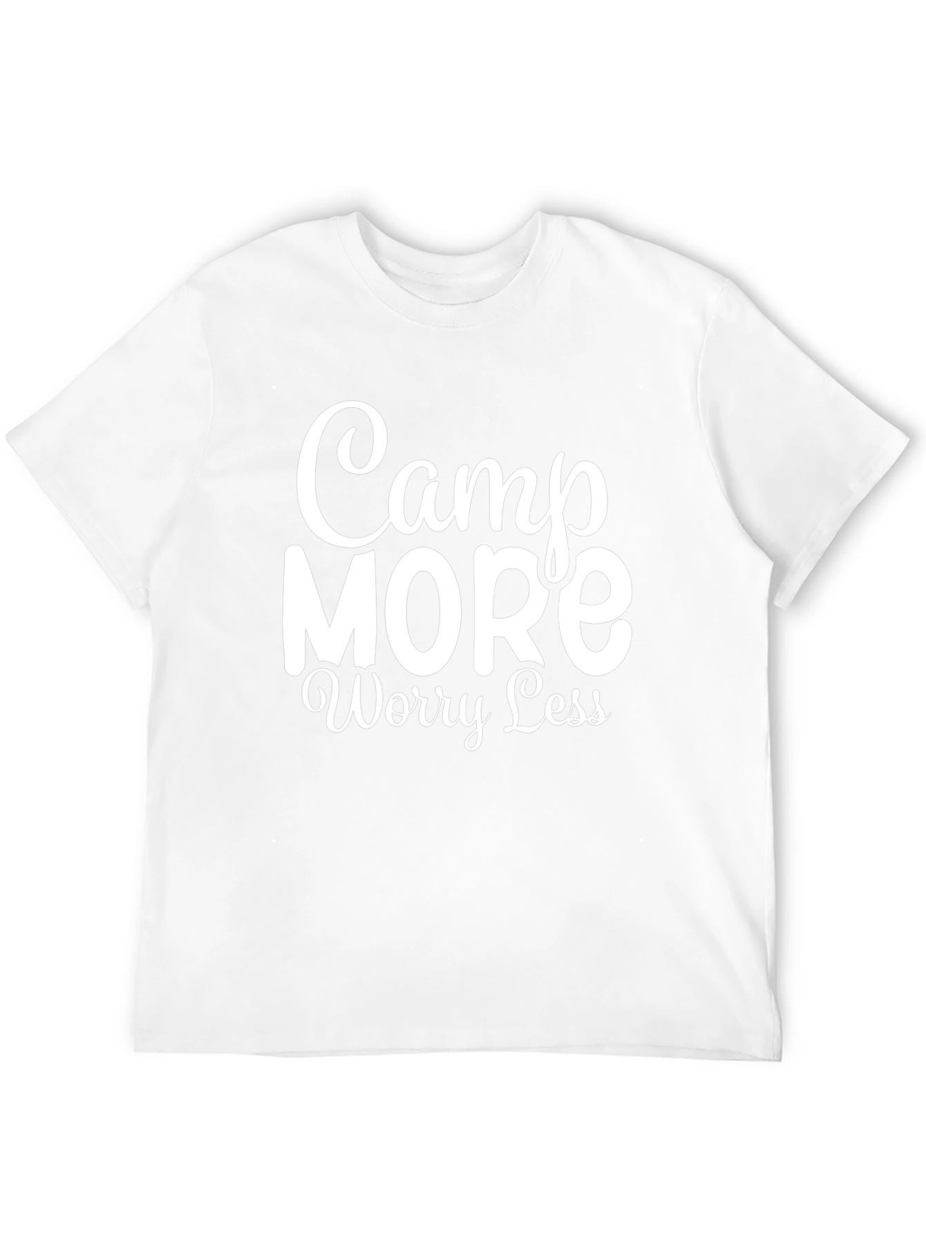 Camp More Worry Less Graphic T-Shirt