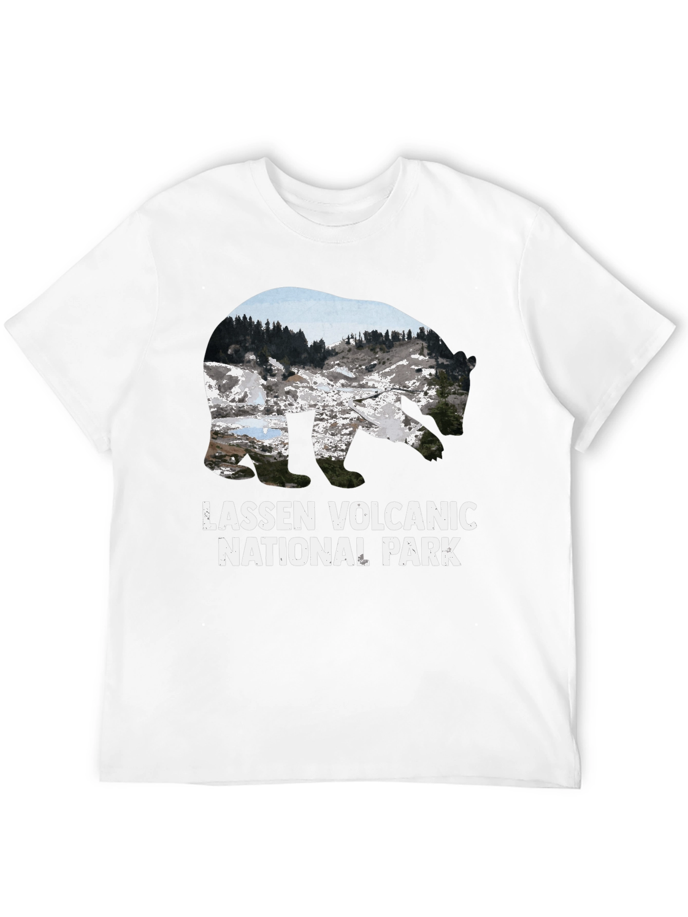 Lassen Volcanic National Park Black T-Shirt