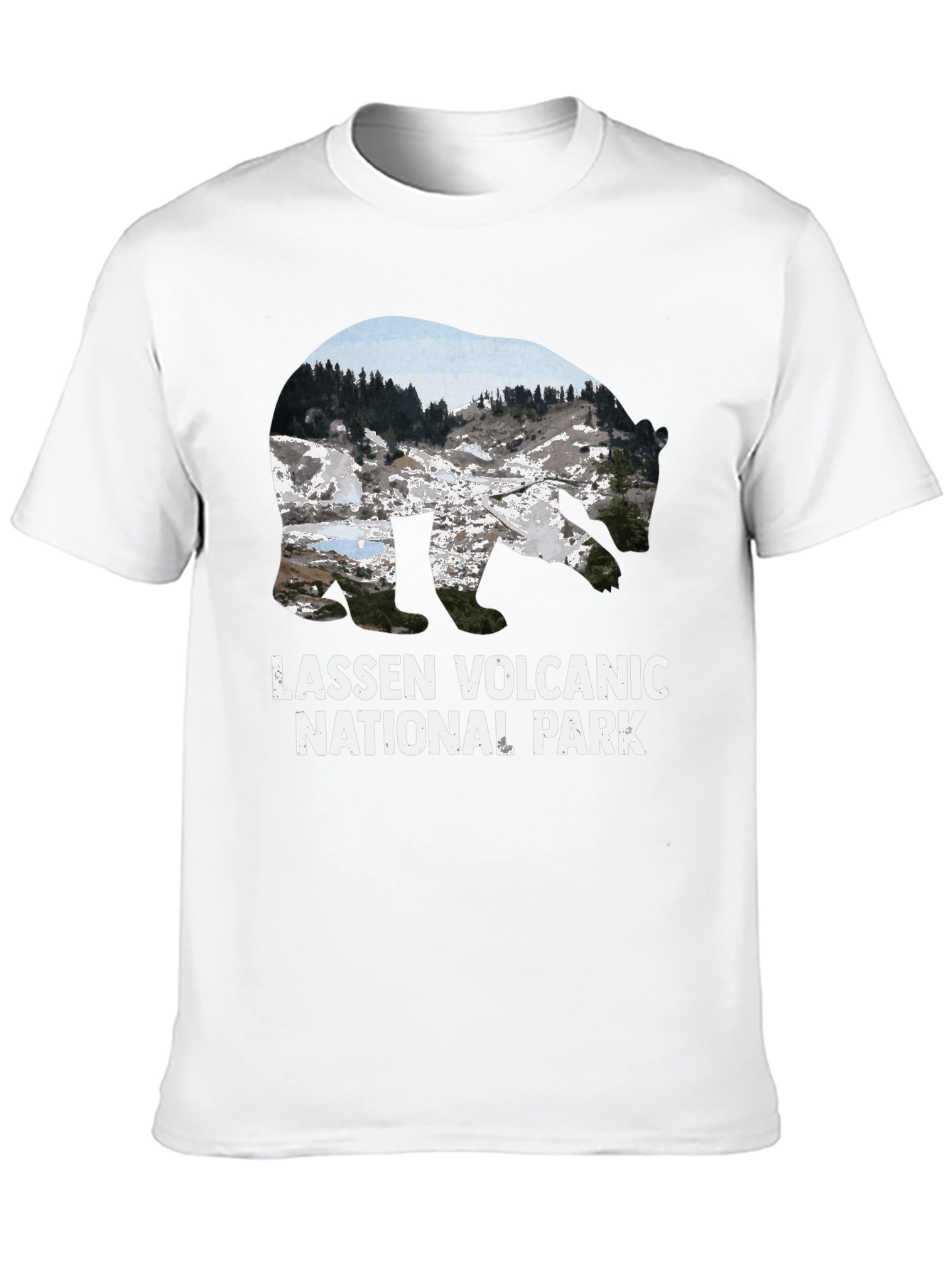 Lassen Volcanic National Park Black T-Shirt
