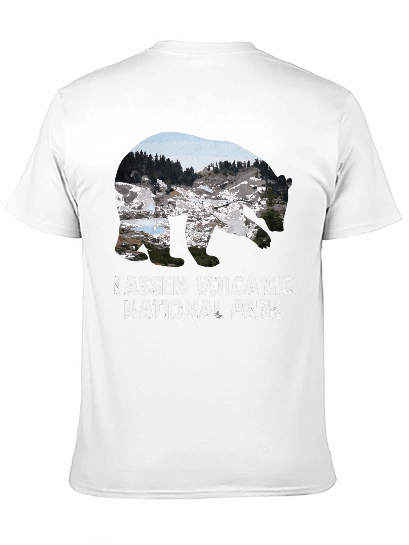 Lassen Volcanic National Park Black T-Shirt