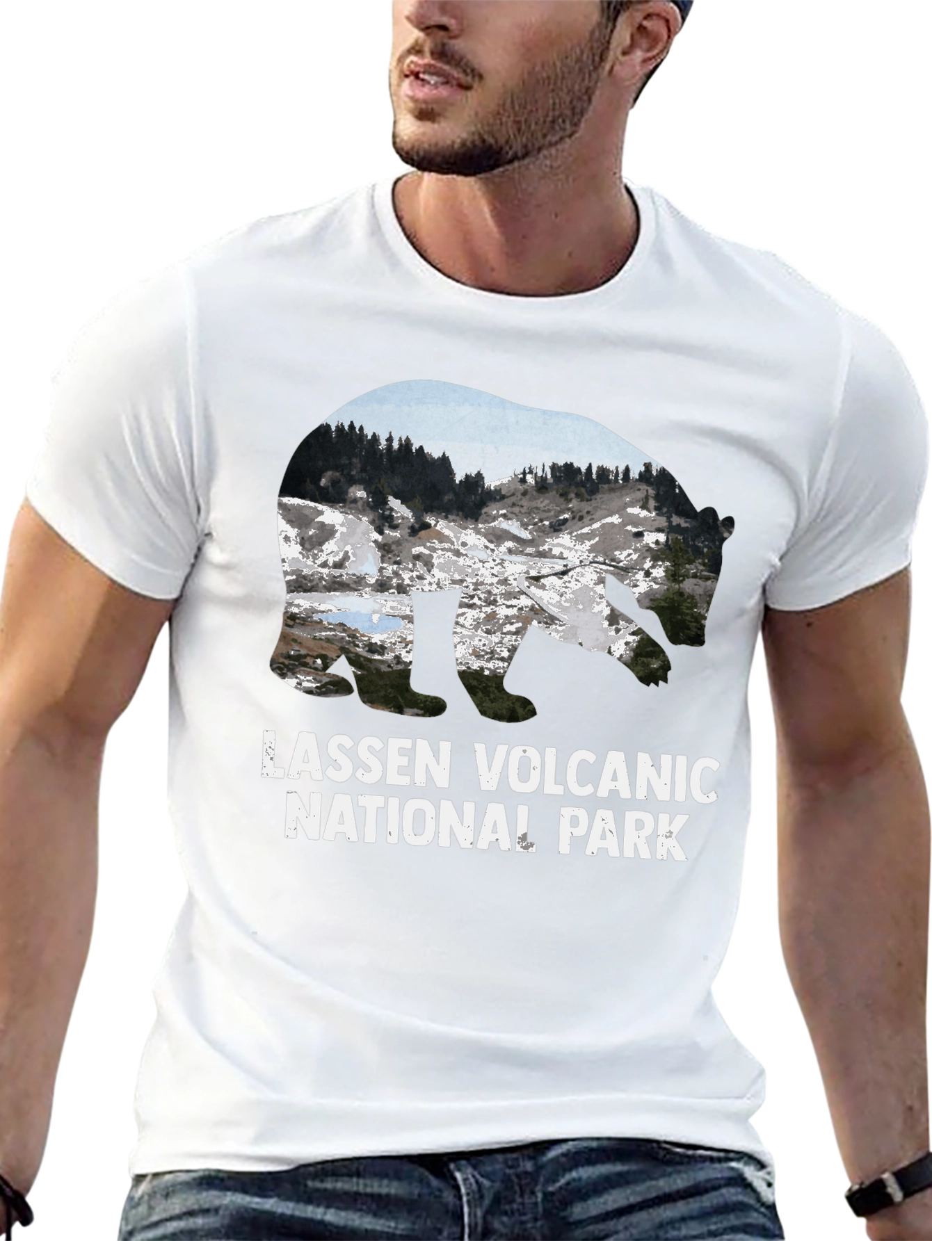 Lassen Volcanic National Park Black T-Shirt