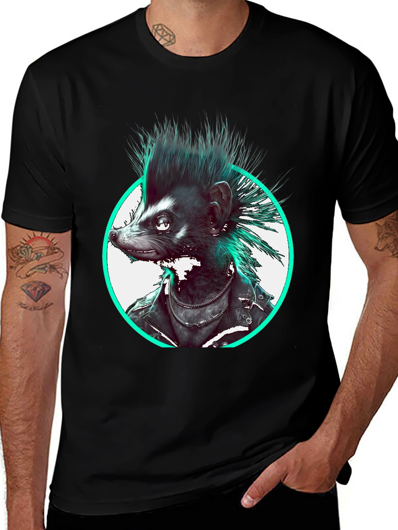 Punk Raccoon Graphic Tee