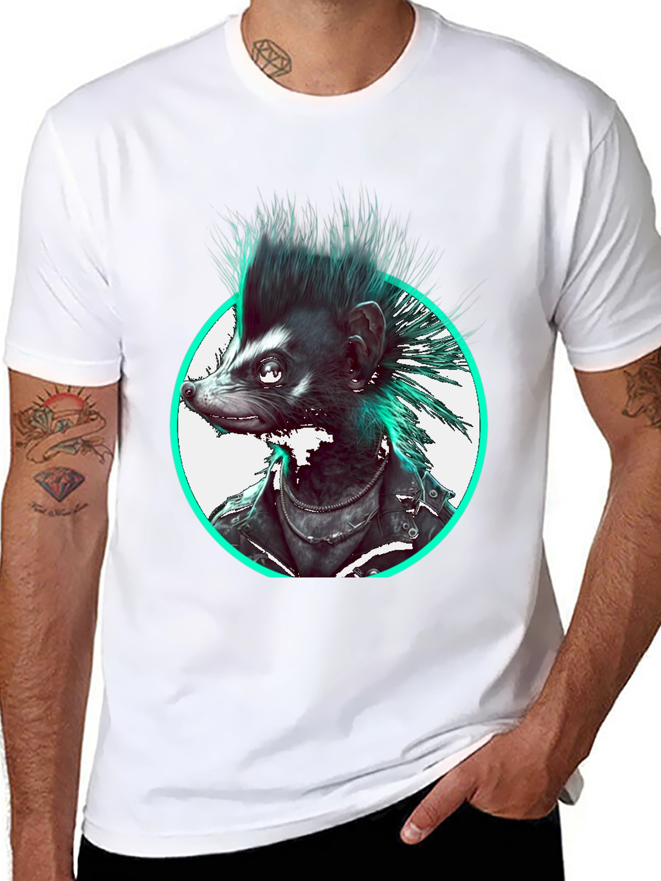Punk Raccoon Graphic Tee