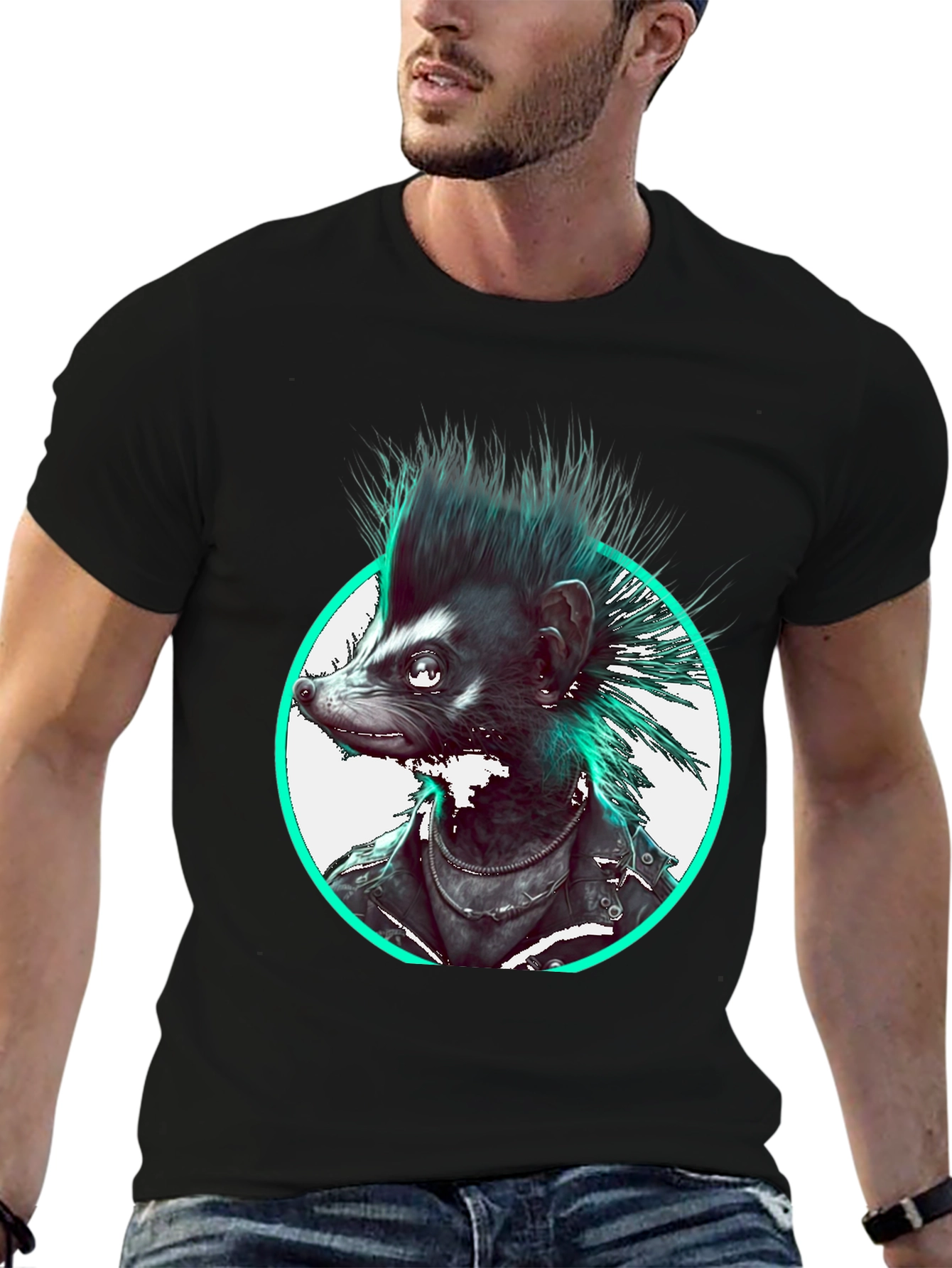 Punk Raccoon Graphic Tee