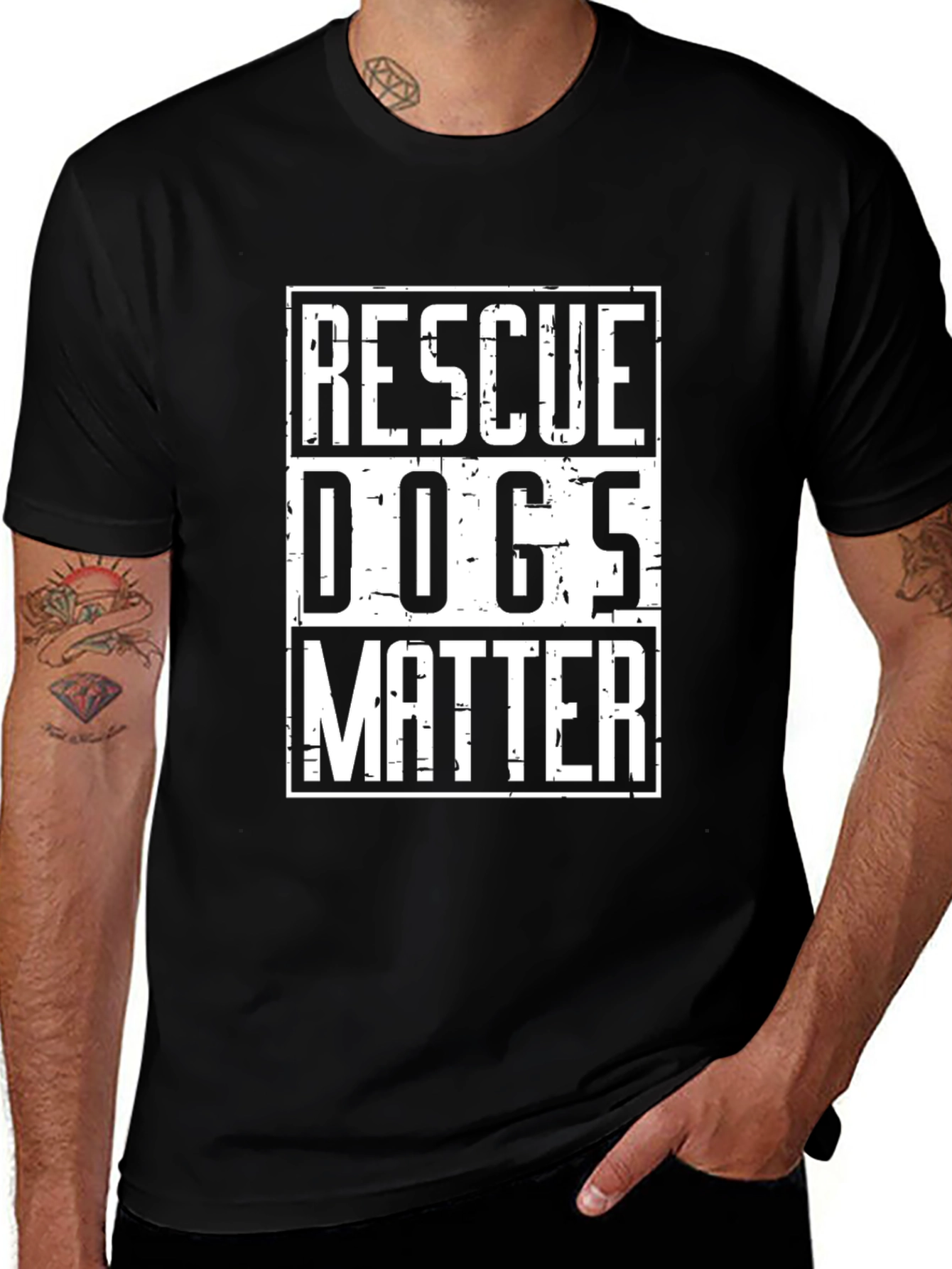 Rescue Dogs Matter Graphic T-Shirt