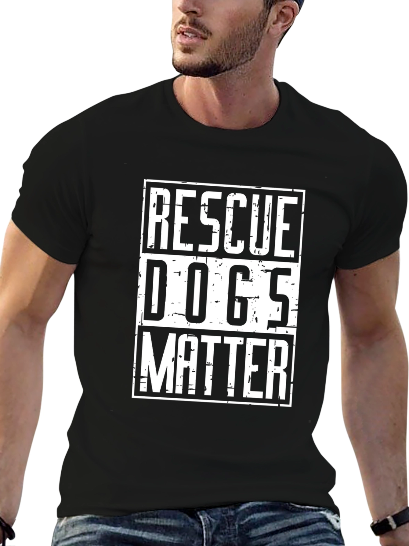 Rescue Dogs Matter Graphic T-Shirt