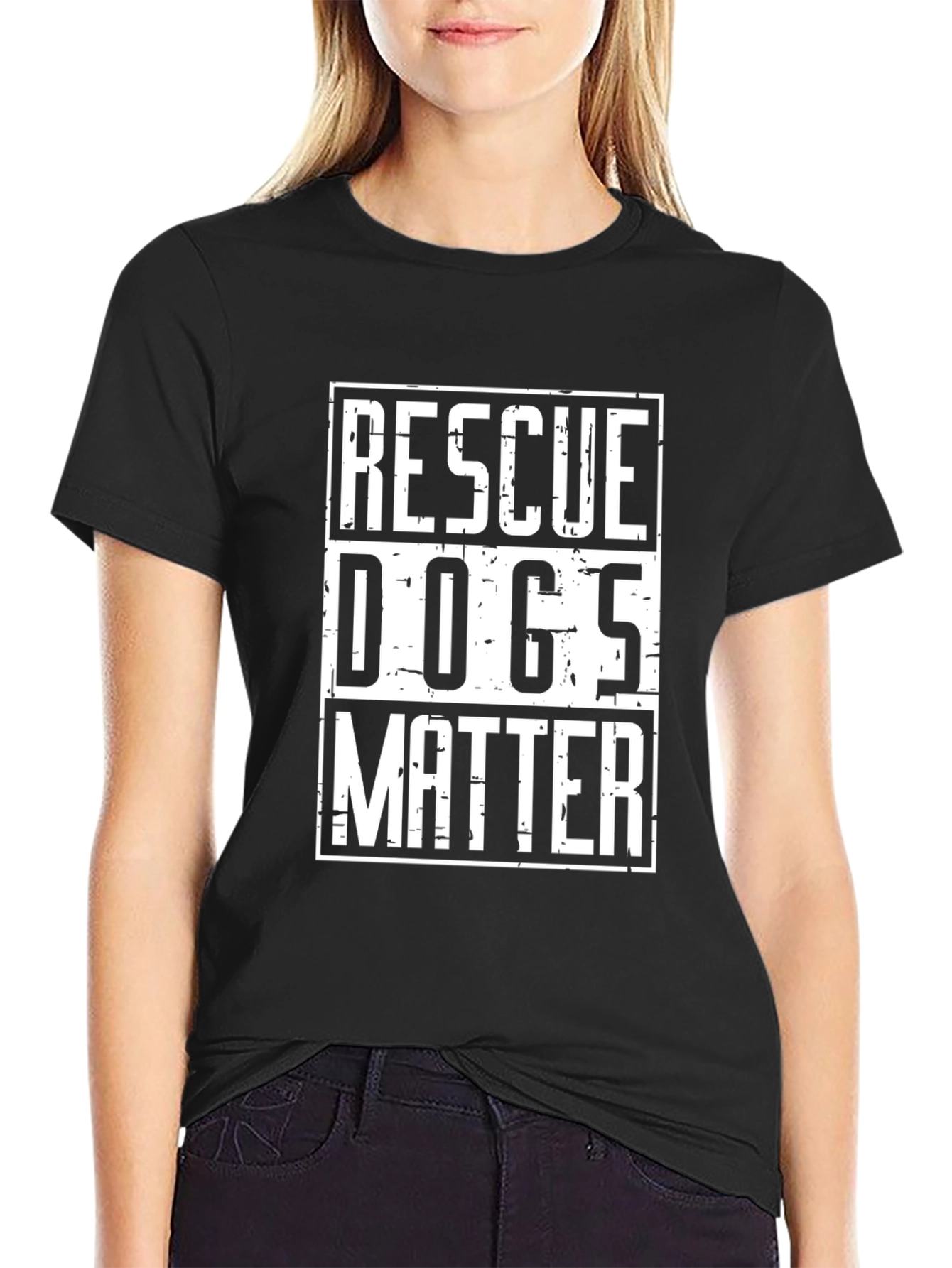 Rescue Dogs Matter Graphic T-Shirt