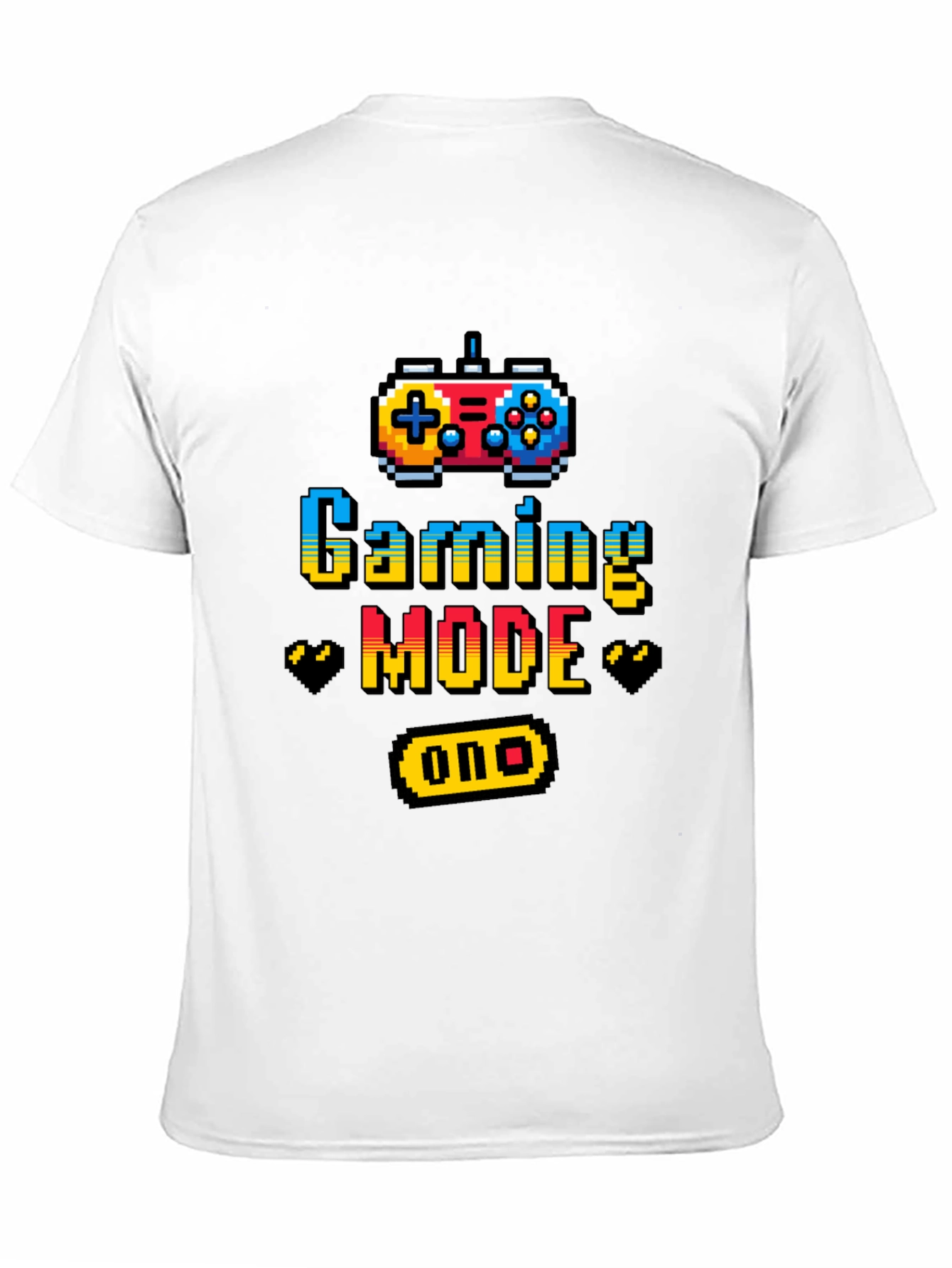Gaming Mode On Graphic Tee - Black