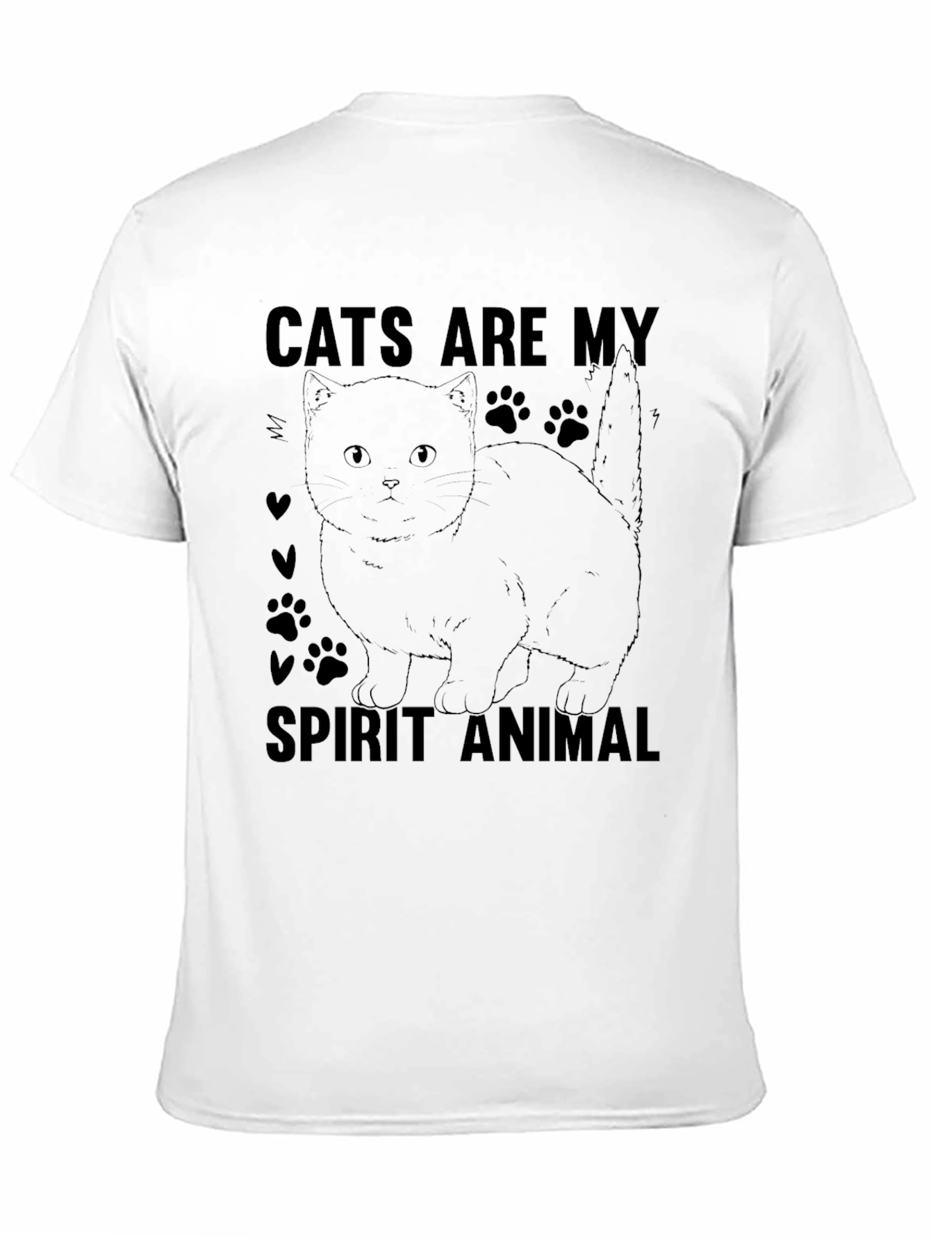 Cats Are My Spirit Animal T-Shirt Cat Lover Gift