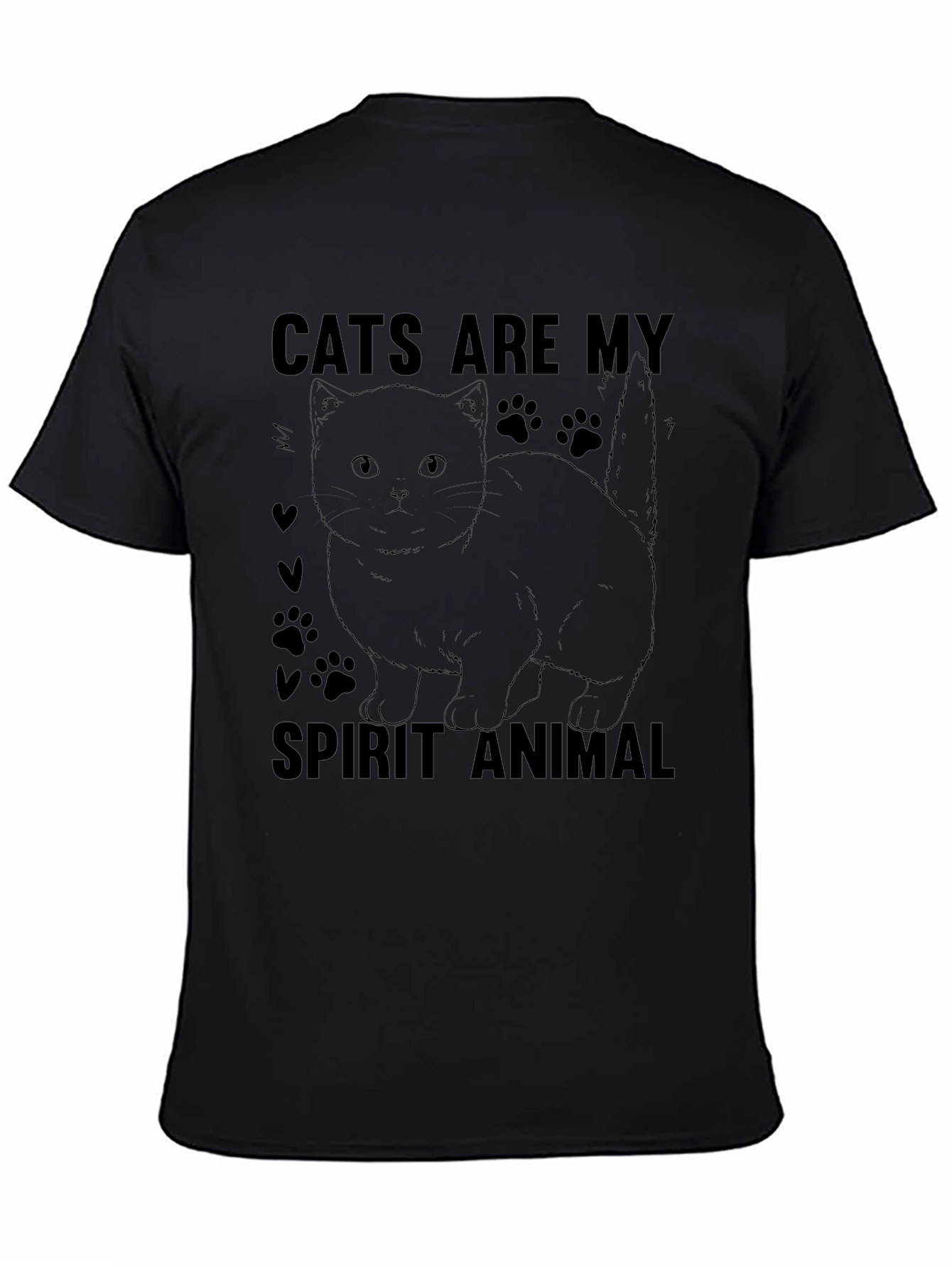 Cats Are My Spirit Animal T-Shirt Cat Lover Gift