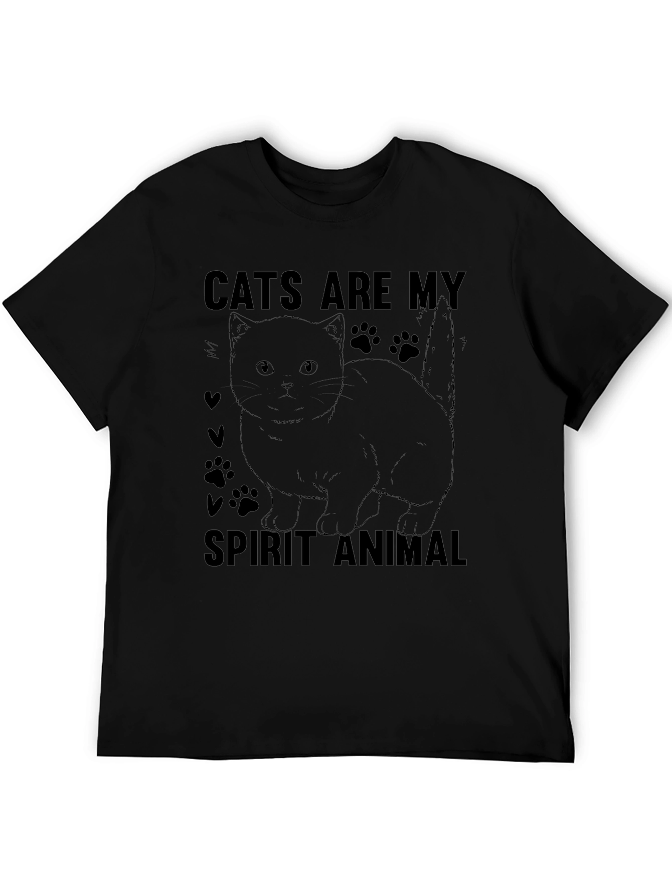 Cats Are My Spirit Animal T-Shirt Cat Lover Gift