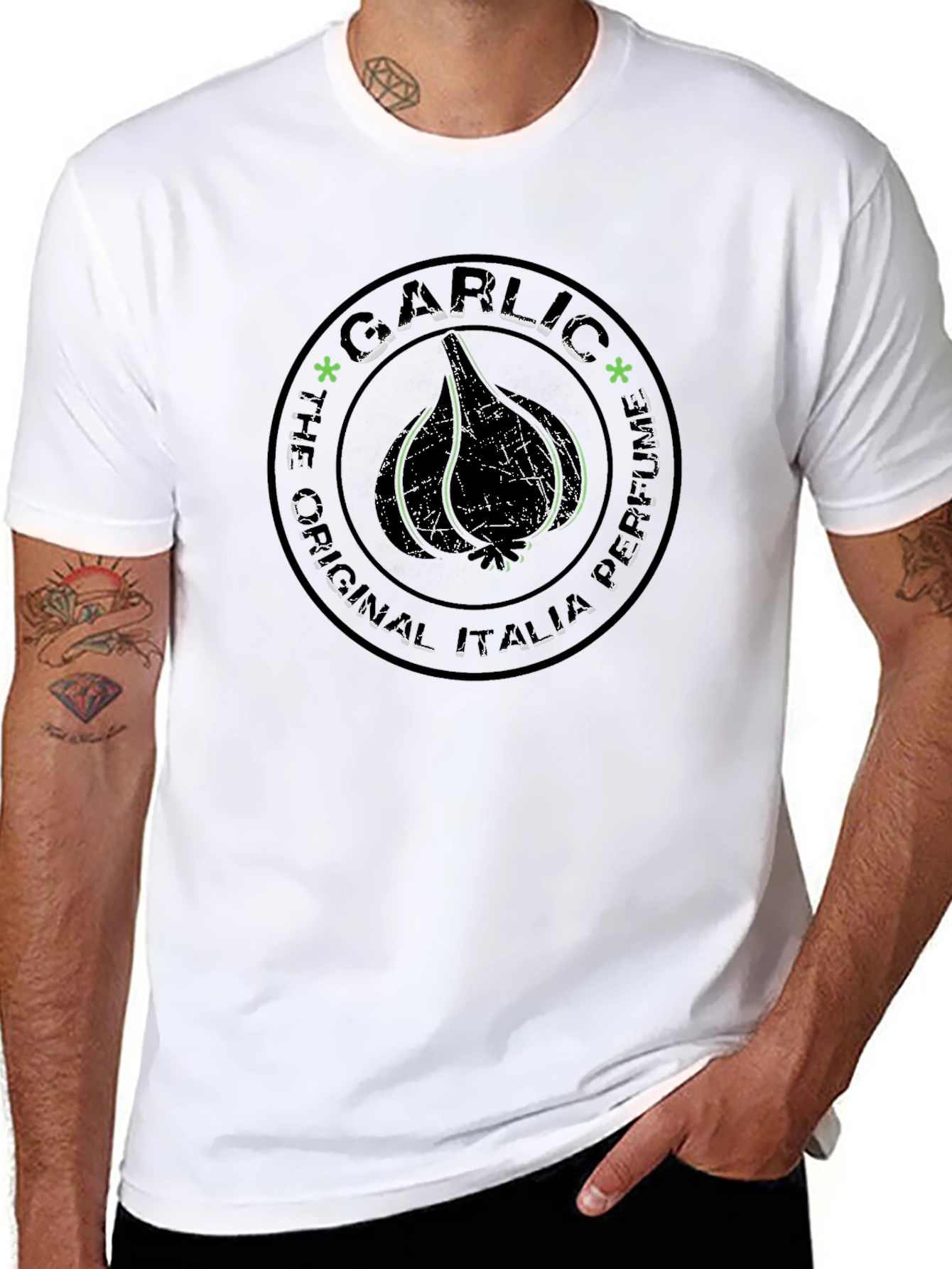 Garlic T-Shirt - The Original Italian Perfection!