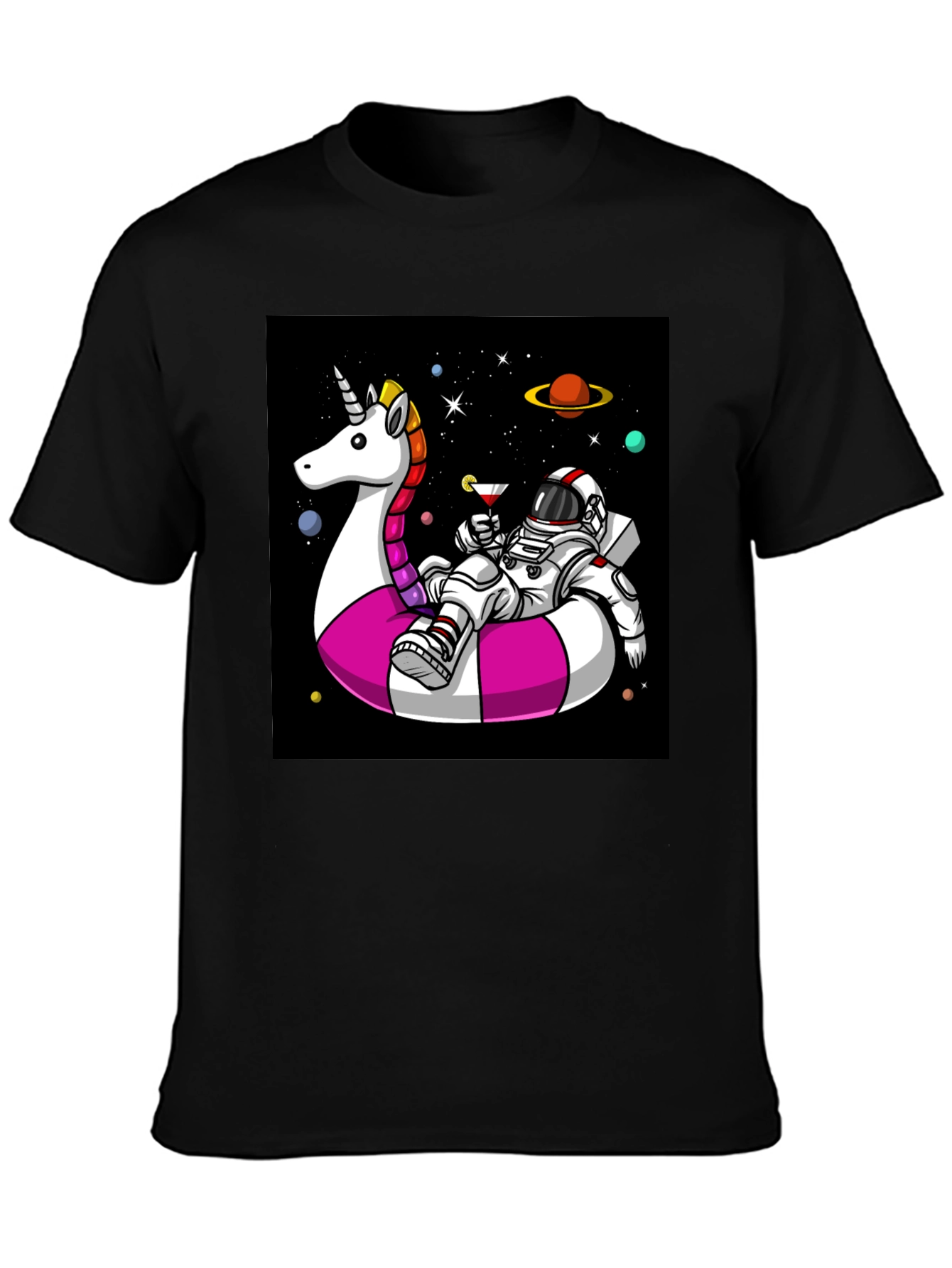 Astronaut Unicorn Float T-Shirt