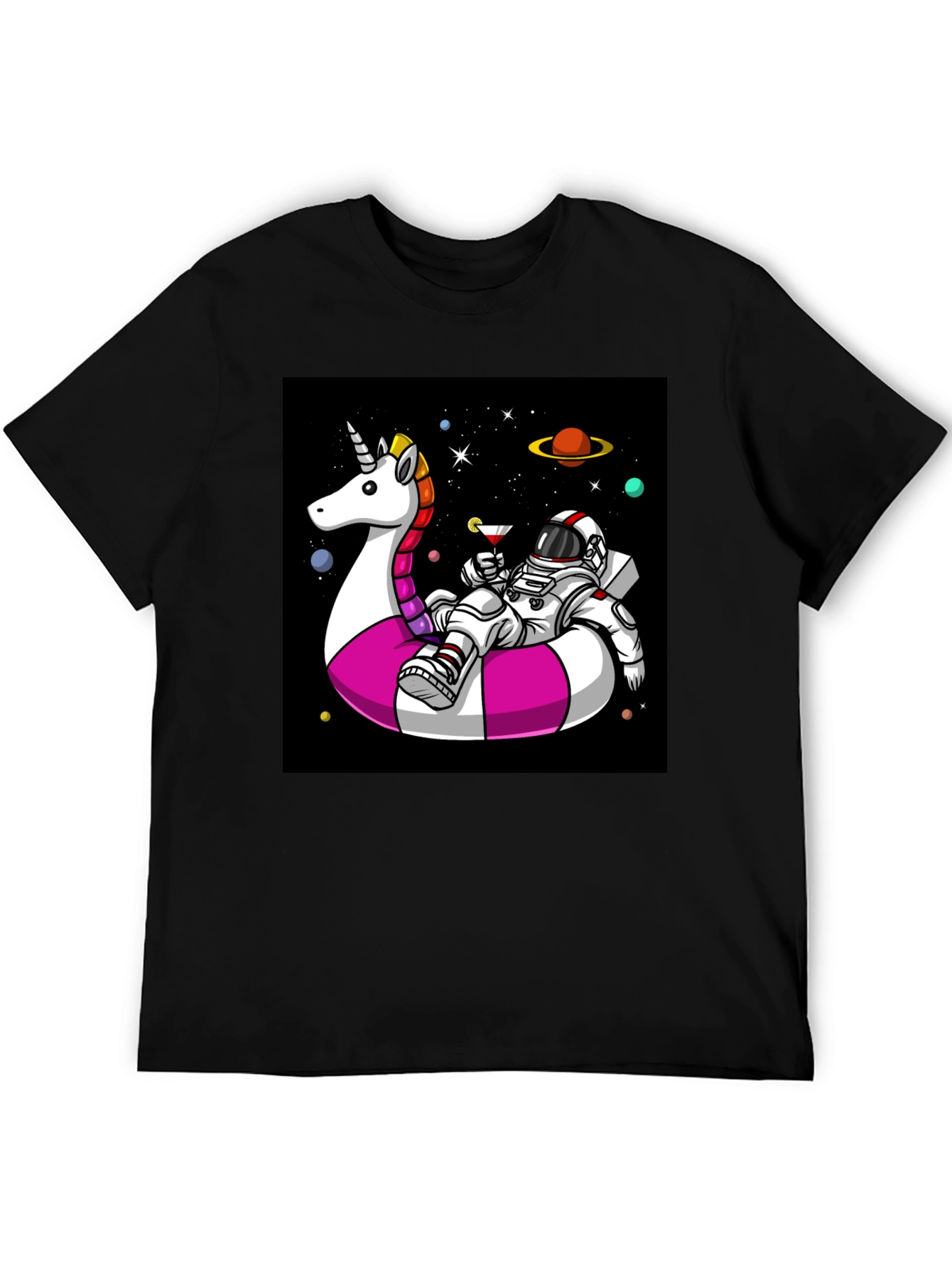 Astronaut Unicorn Float T-Shirt