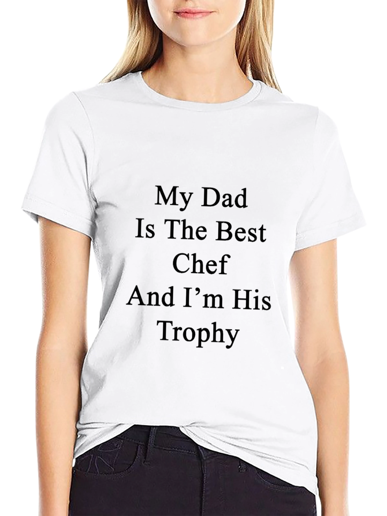 Dad Chef Trophy T-Shirt - Funny Fathers Day Gift
