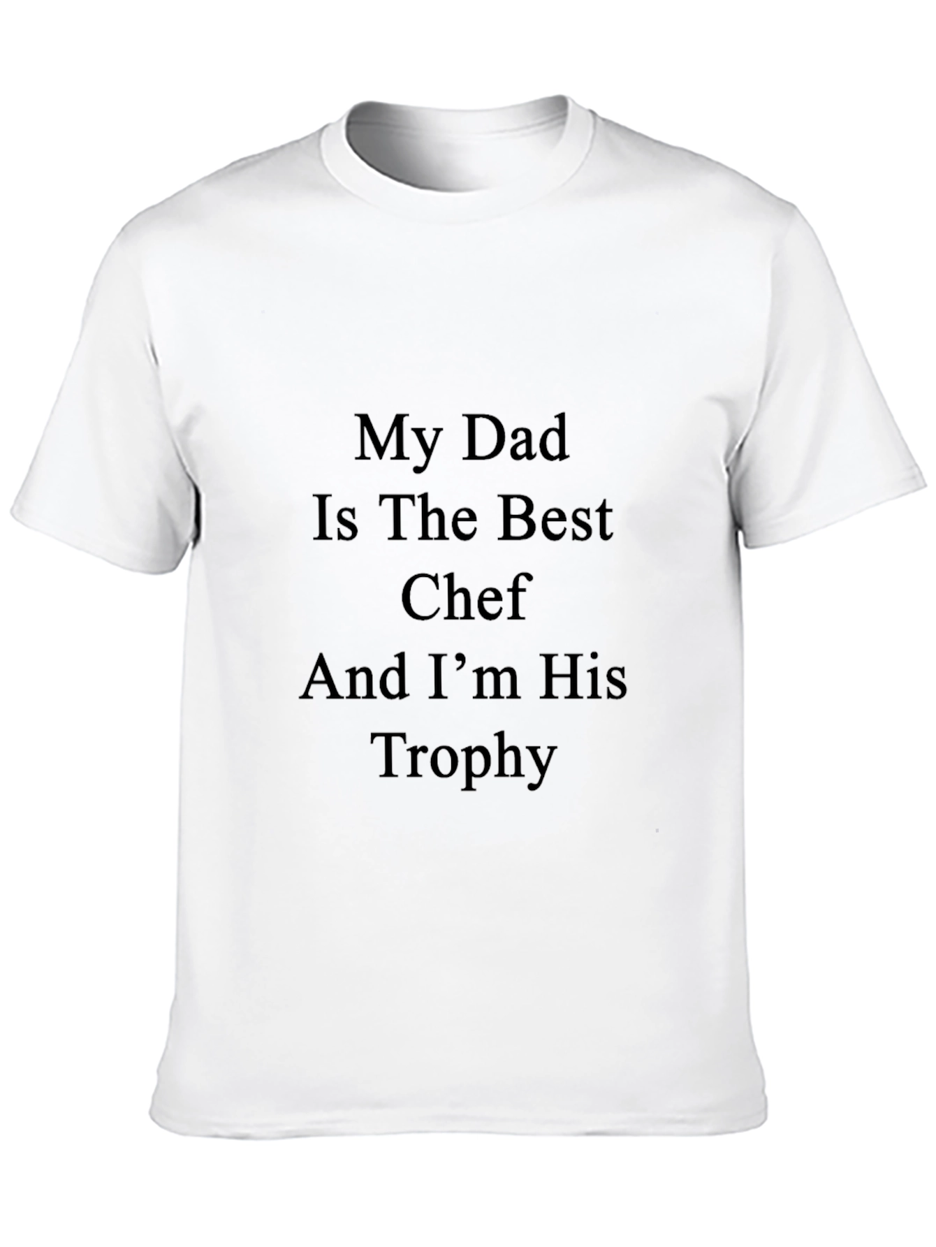Dad Chef Trophy T-Shirt - Funny Fathers Day Gift