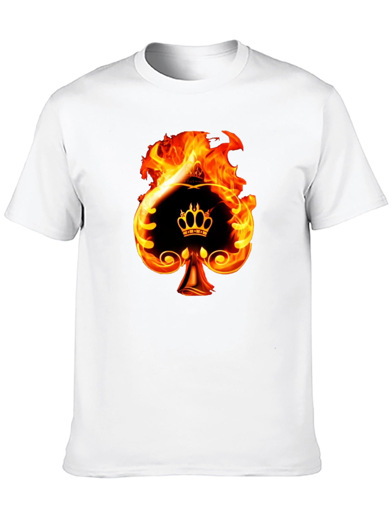 Fiery Spade King Graphic Tee