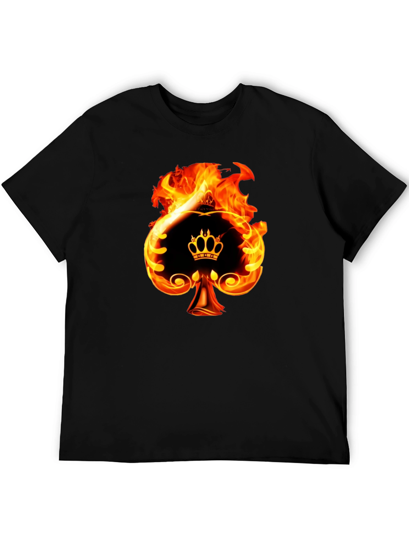 Fiery Spade King Graphic Tee
