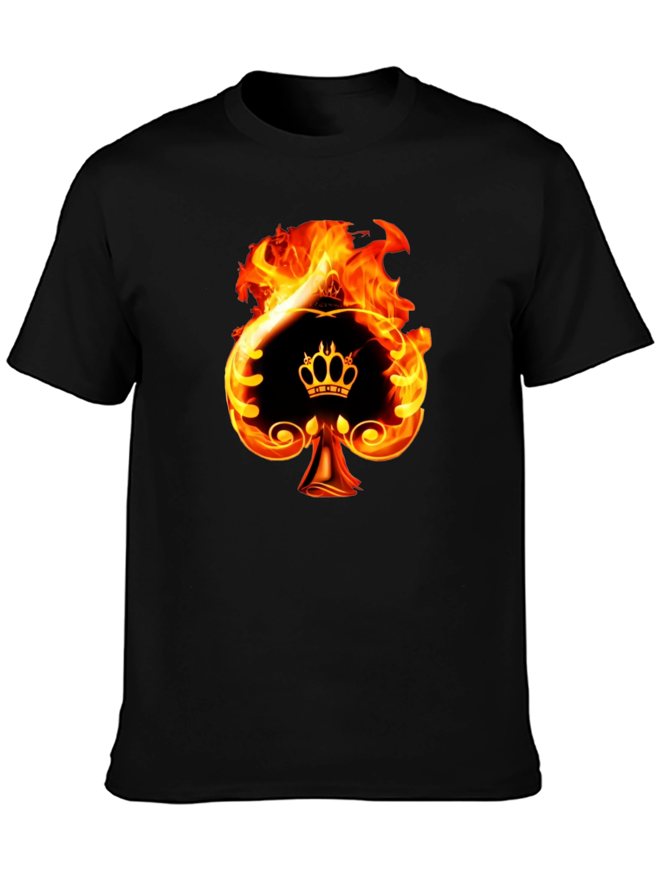 Fiery Spade King Graphic Tee