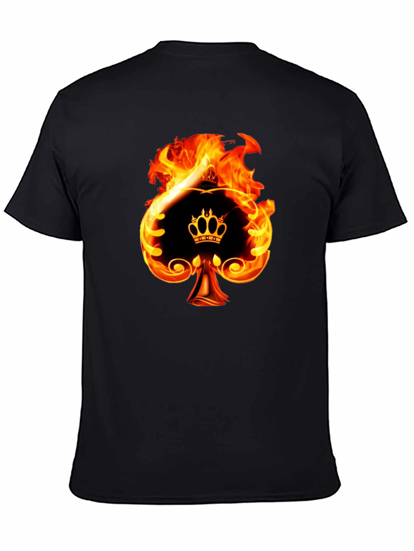Fiery Spade King Graphic Tee