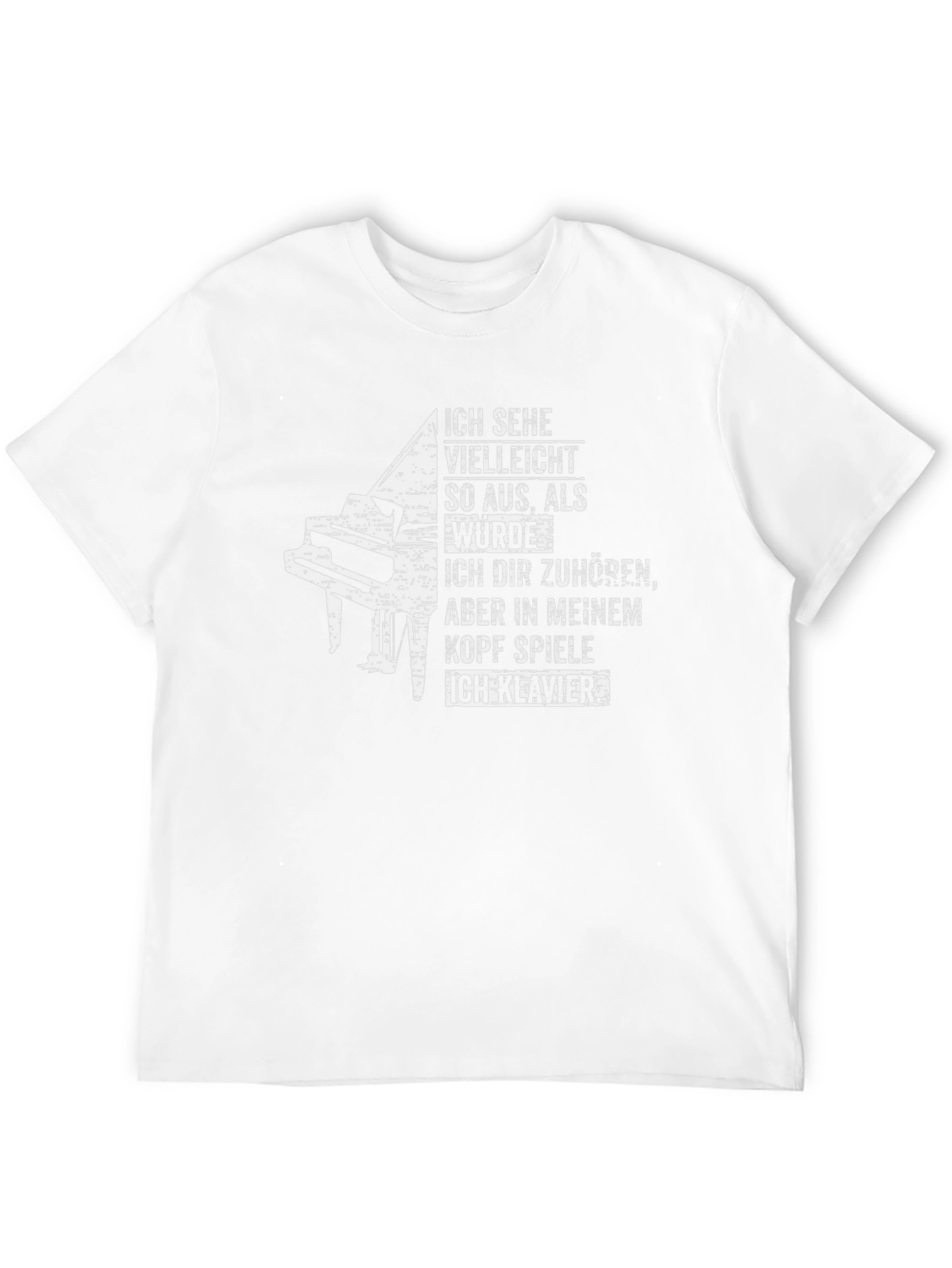 Piano T-Shirt - I Play Piano Graphic Tee