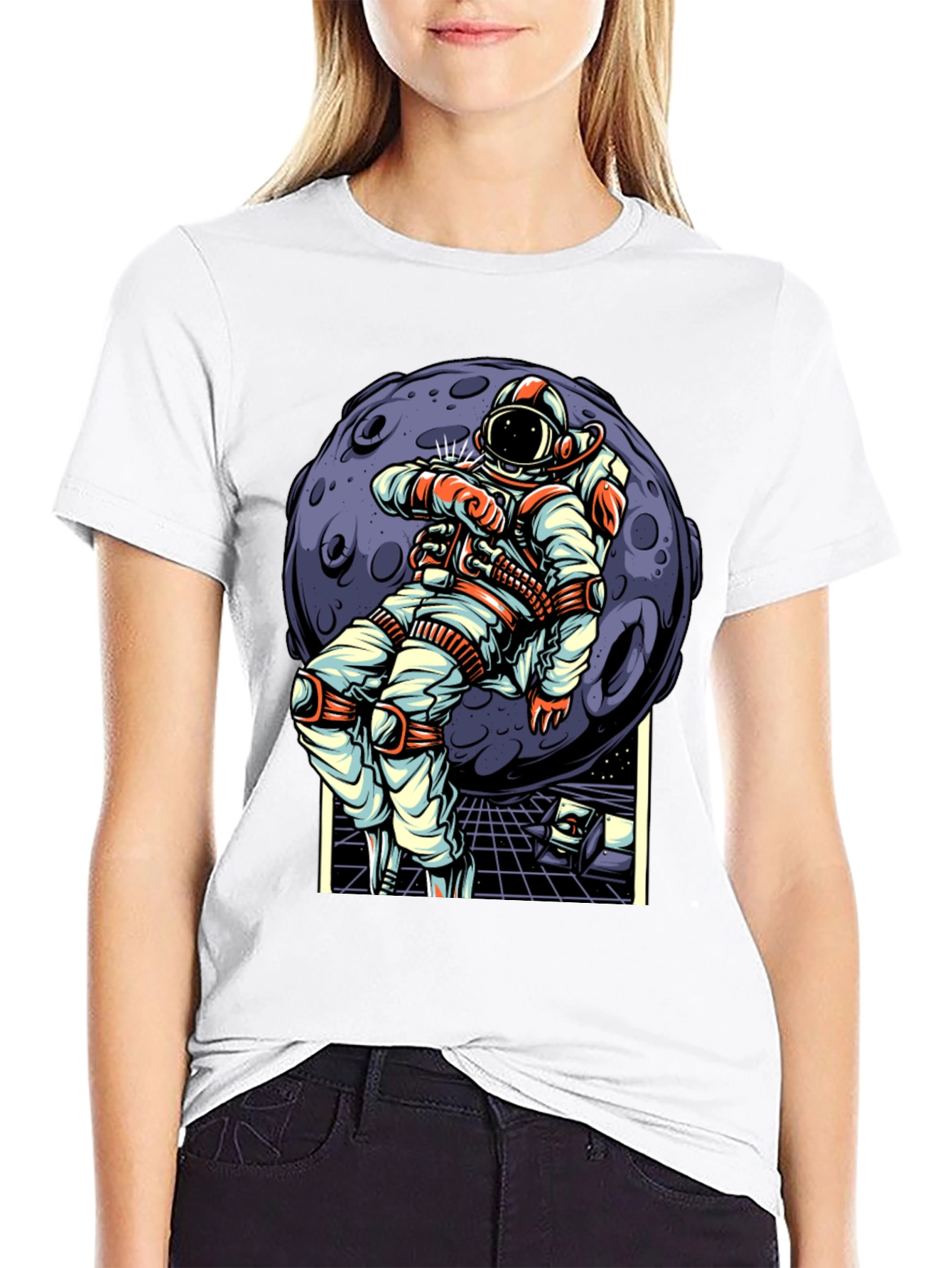 Astronaut Moonwalk T-Shirt - Space Adventure Tee