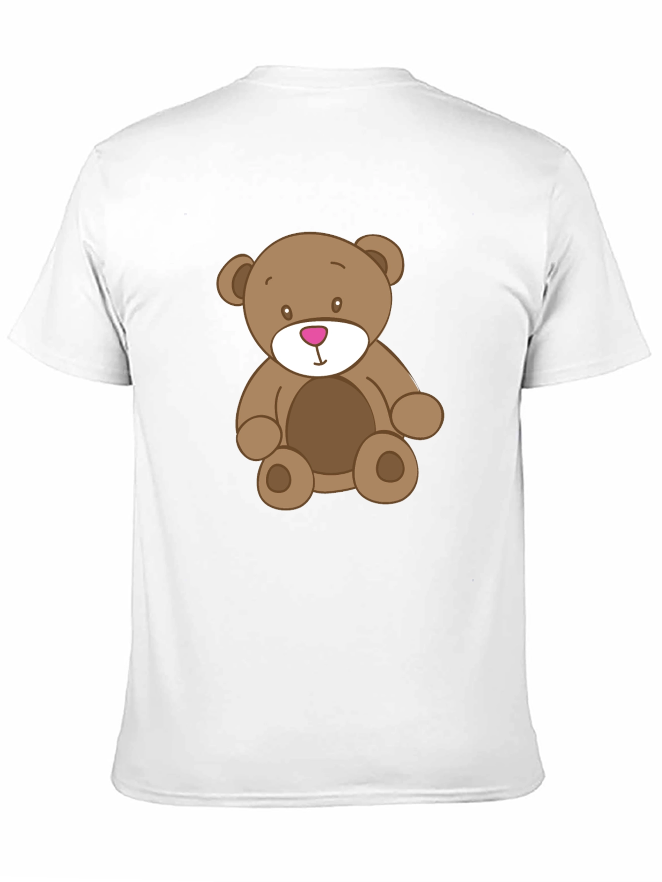 Teddy Bear Graphic Black T-Shirt