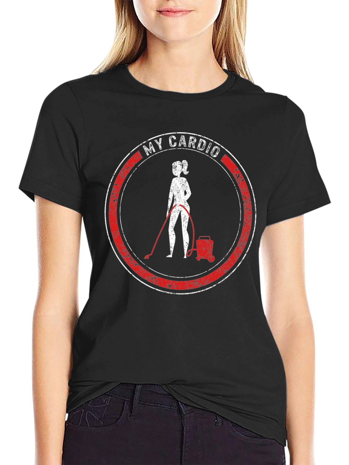 My Cardio Funny Cleaning Lady T-Shirt