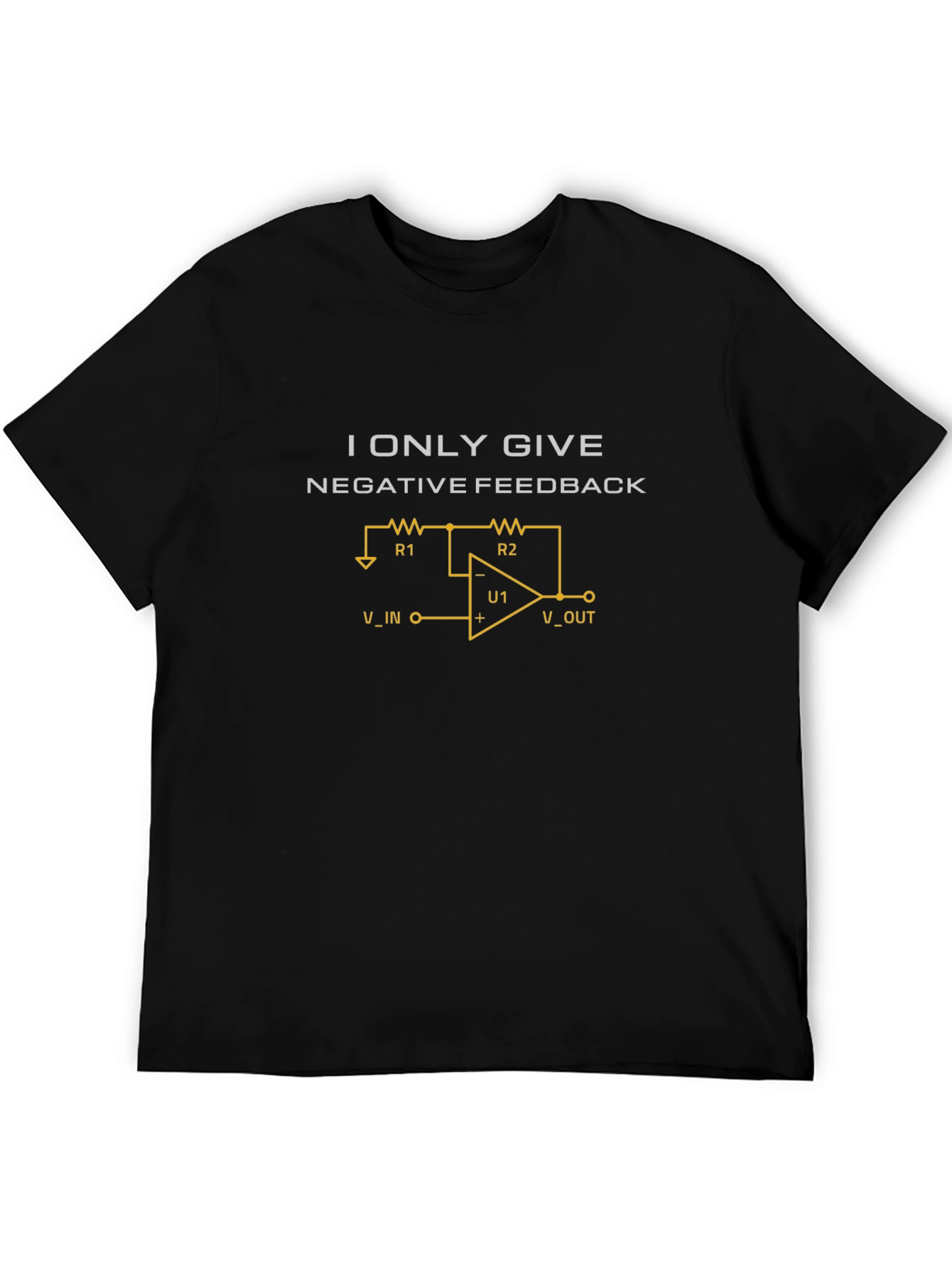 Negative Feedback Circuit T-Shirt - Funny Engineer Tee