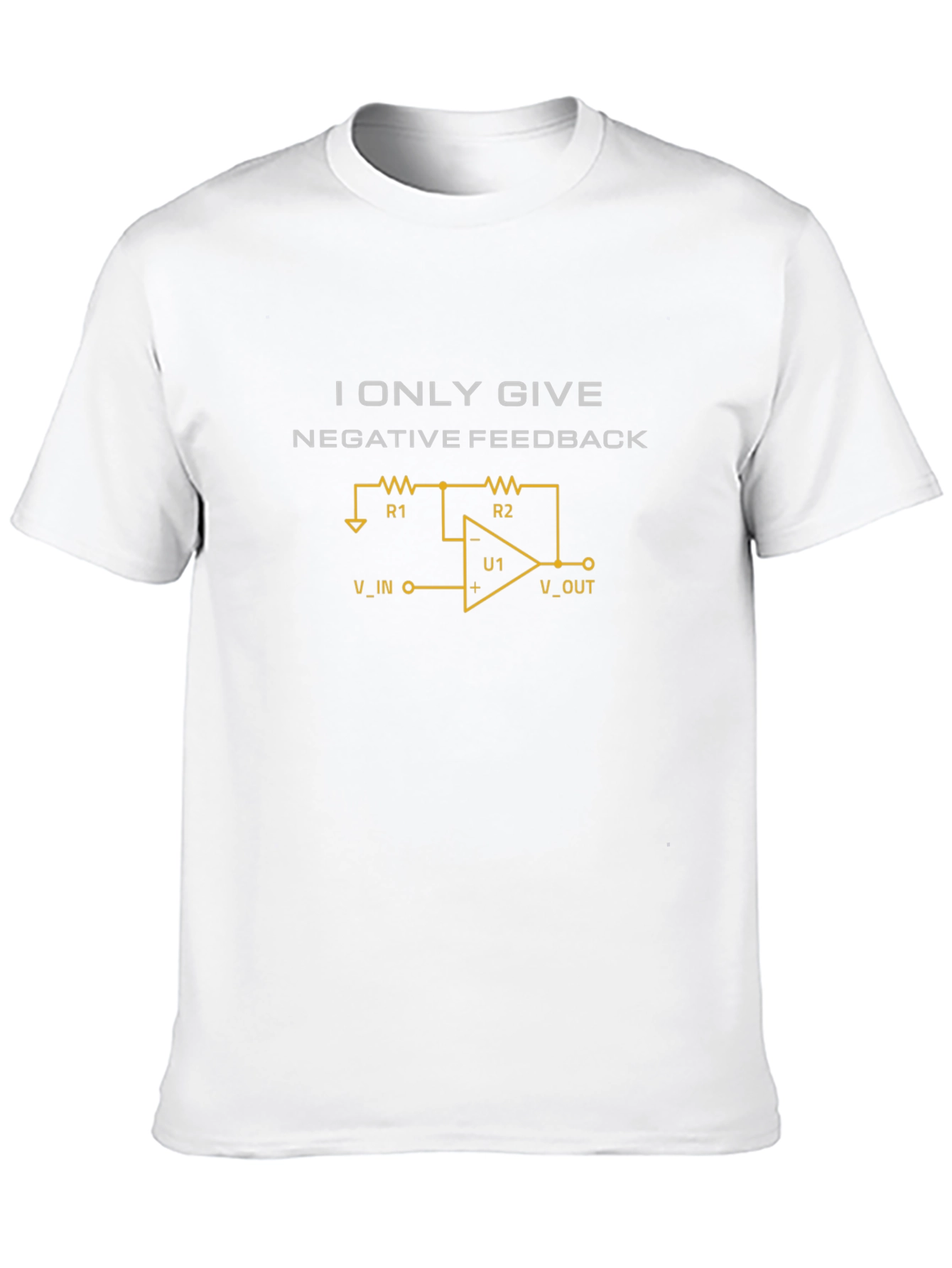 Negative Feedback Circuit T-Shirt - Funny Engineer Tee