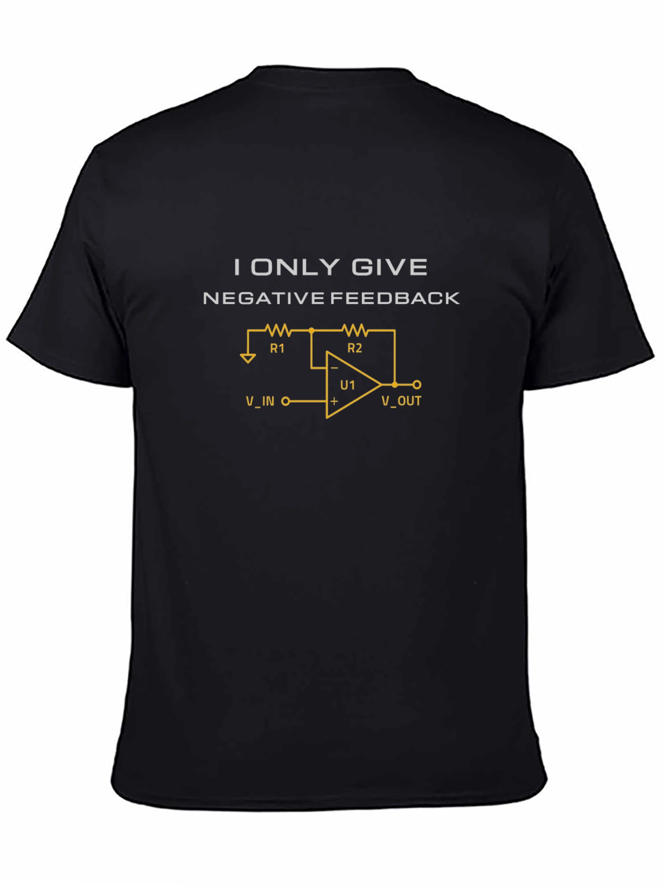 Negative Feedback Circuit T-Shirt - Funny Engineer Tee