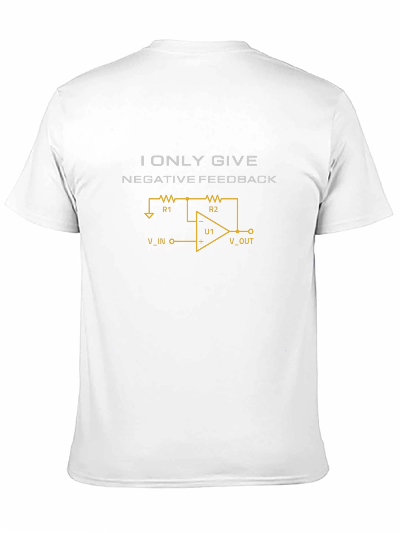Negative Feedback Circuit T-Shirt - Funny Engineer Tee