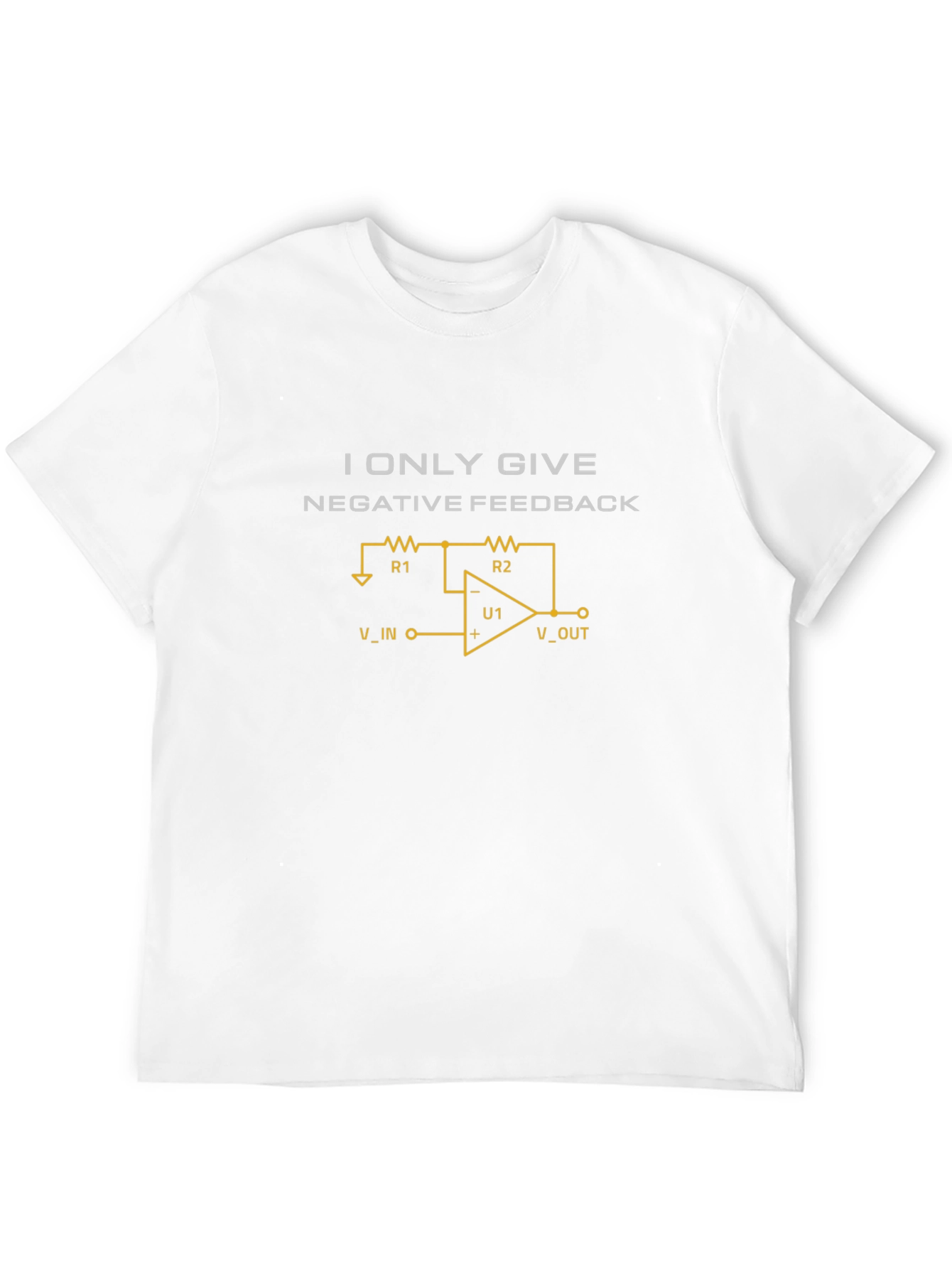 Negative Feedback Circuit T-Shirt - Funny Engineer Tee