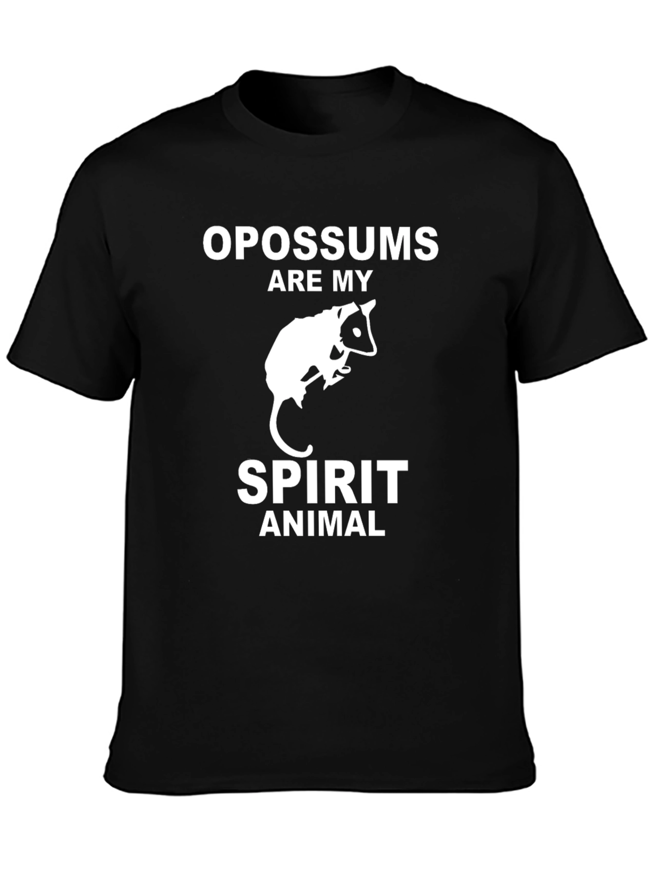 Opossum Spirit Animal Graphic T-Shirt