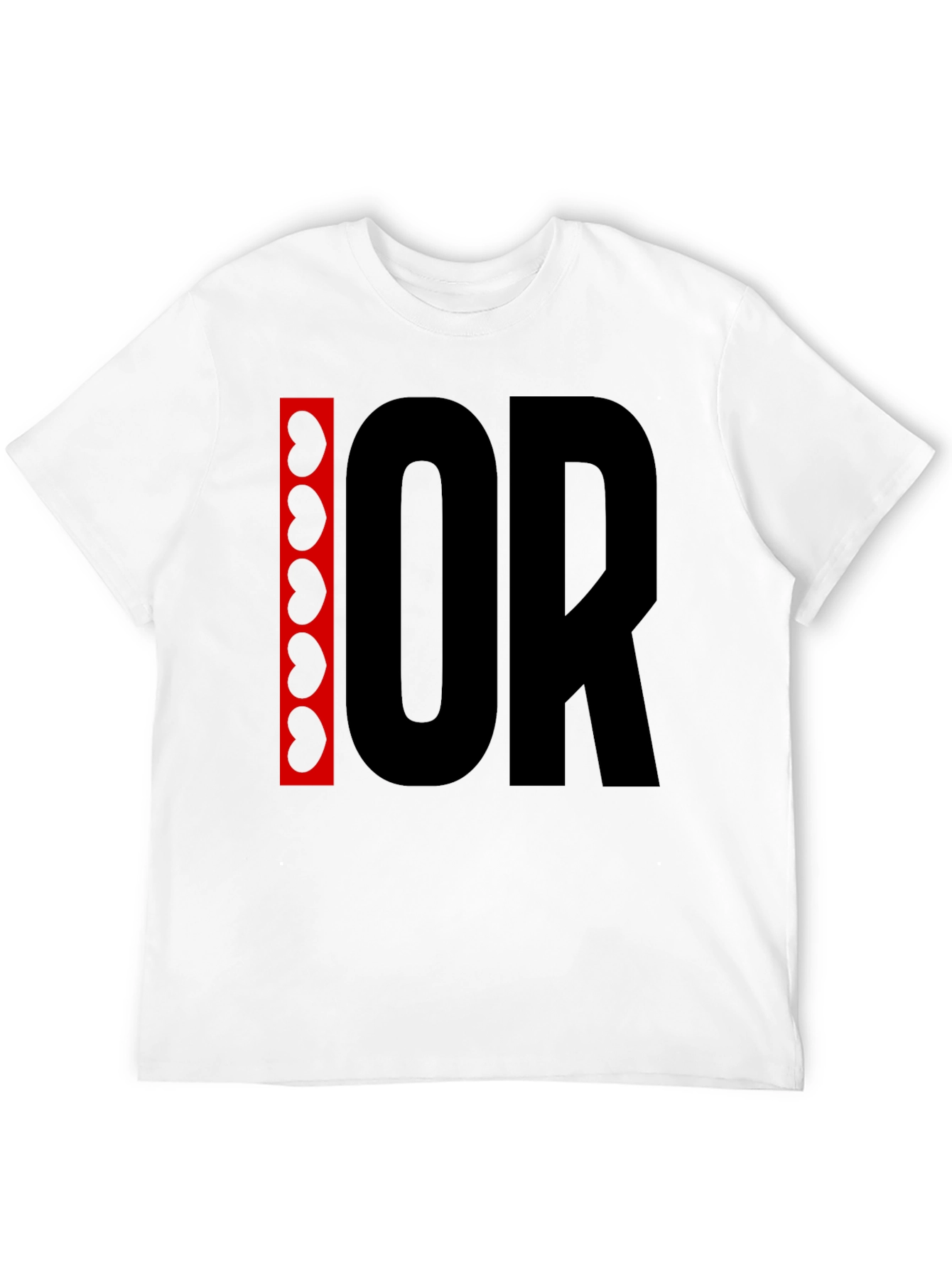 I Heart OR Black Graphic Tee Kidney Design