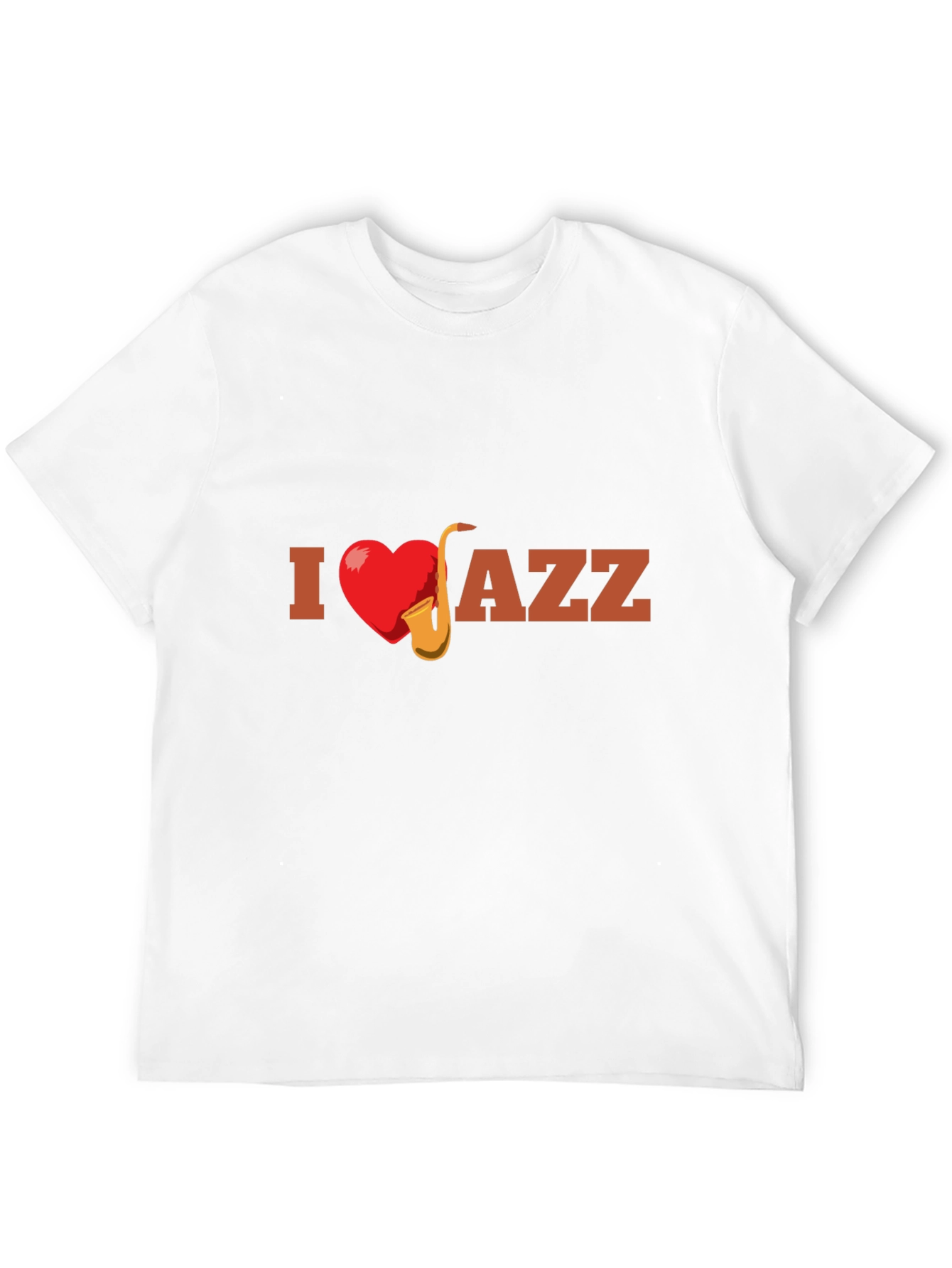 I Heart Jazz T-Shirt - Mens Graphic Tee