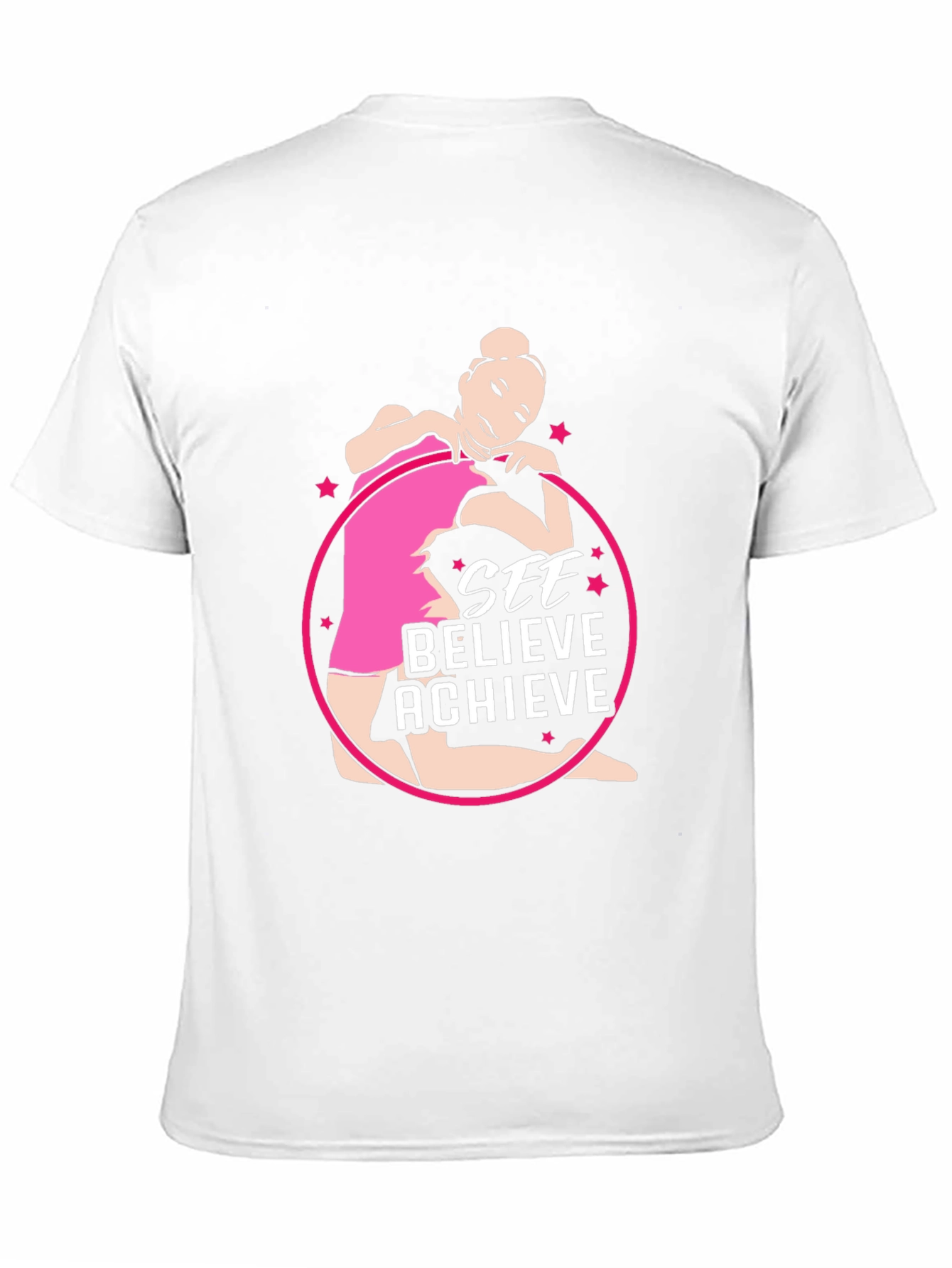 See Believe Achieve Gymnast Tee