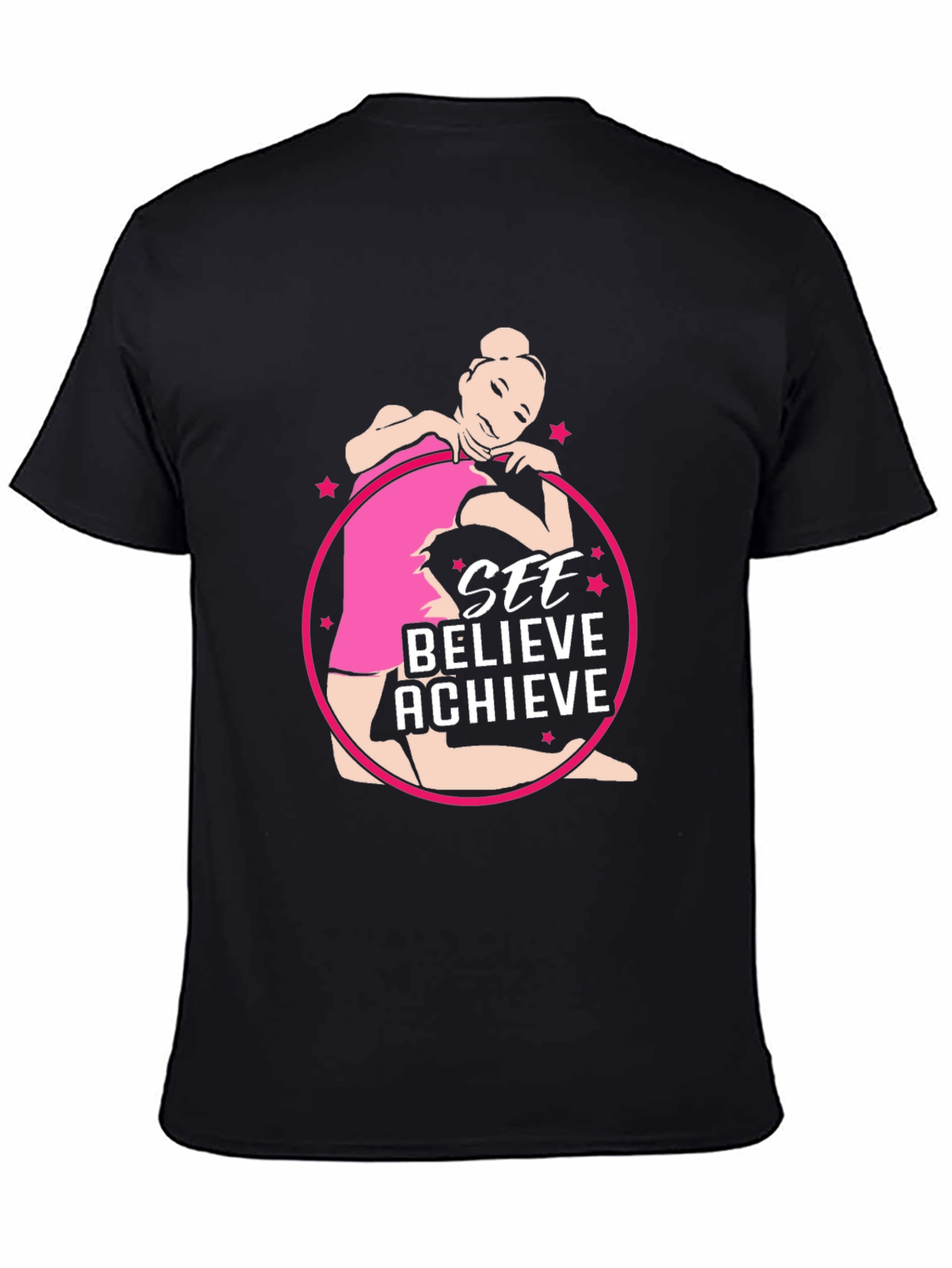 See Believe Achieve Gymnast Tee