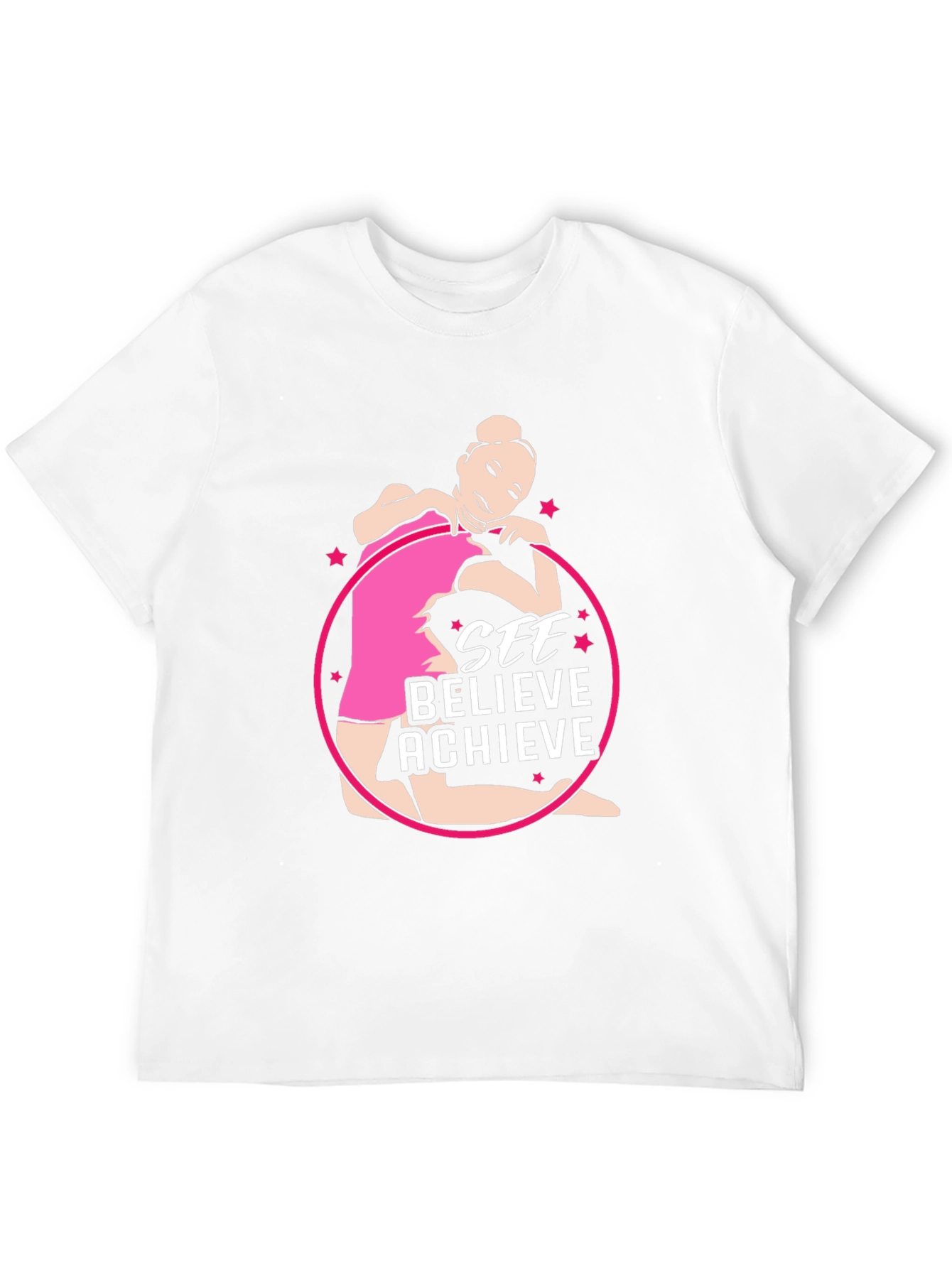 See Believe Achieve Gymnast Tee