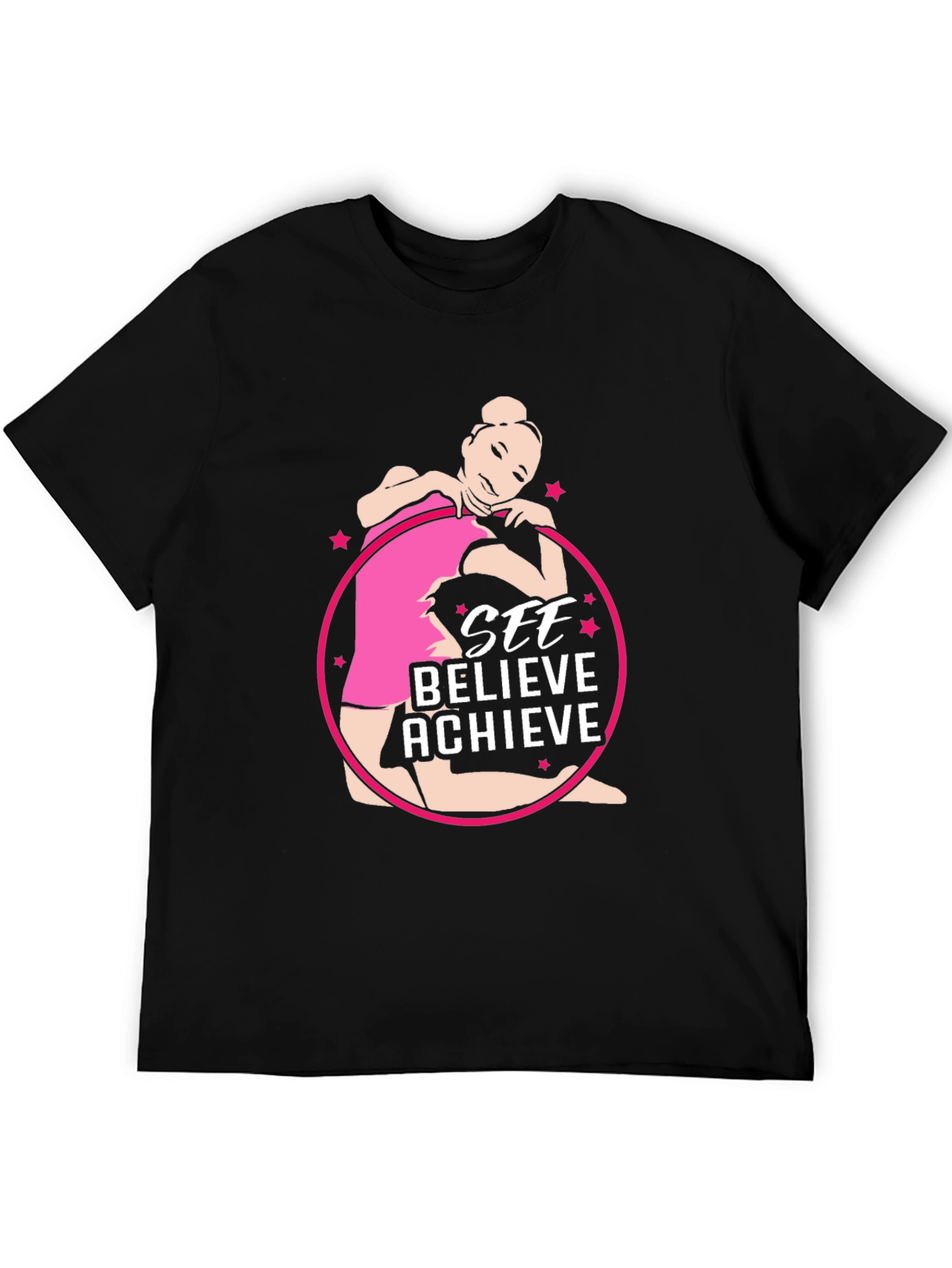 See Believe Achieve Gymnast Tee