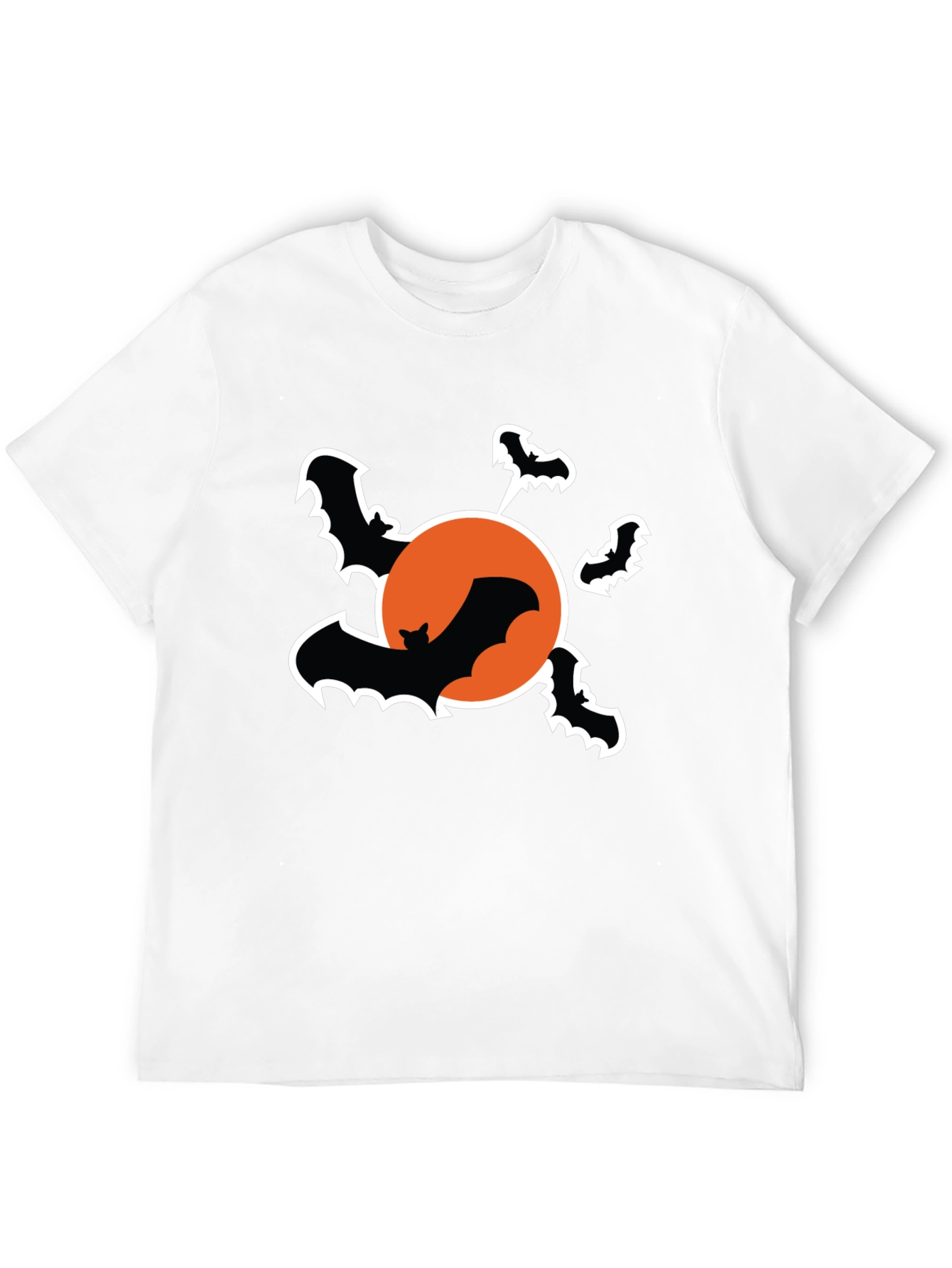 Halloween Bat Graphic T-Shirt