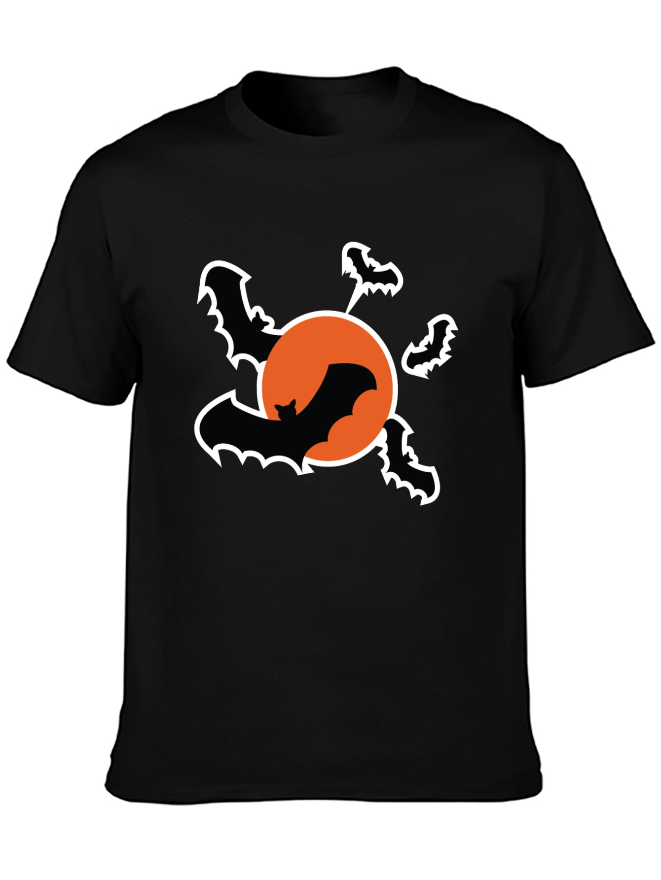 Halloween Bat Graphic T-Shirt