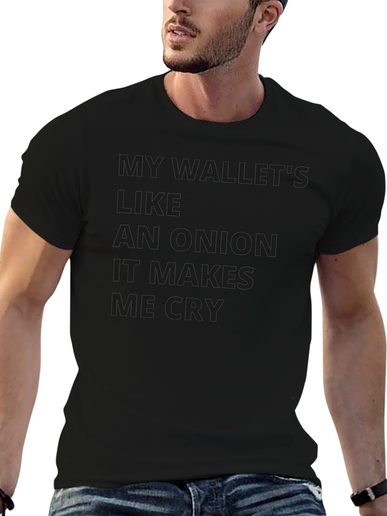 Onion Wallet Humor Graphic T-Shirt