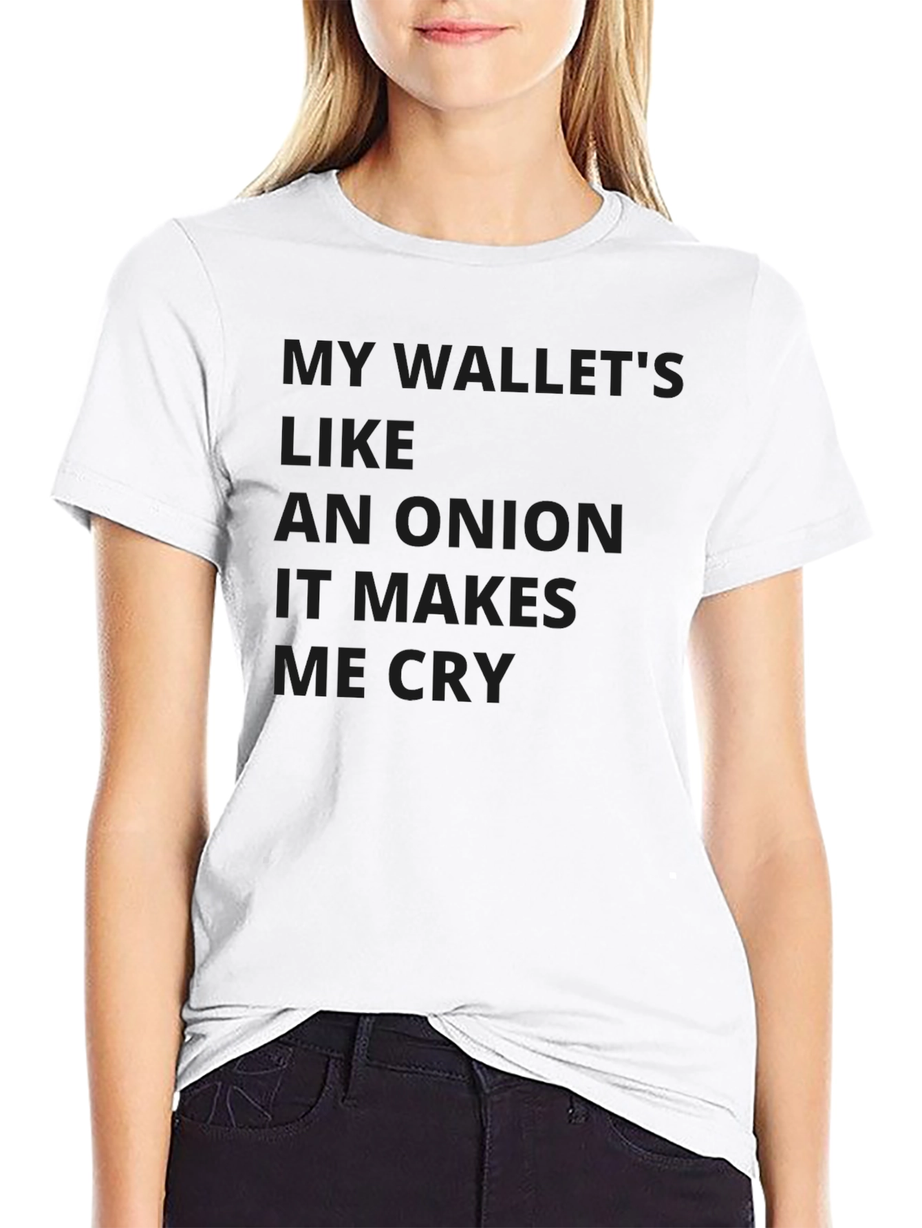Onion Wallet Humor Graphic T-Shirt