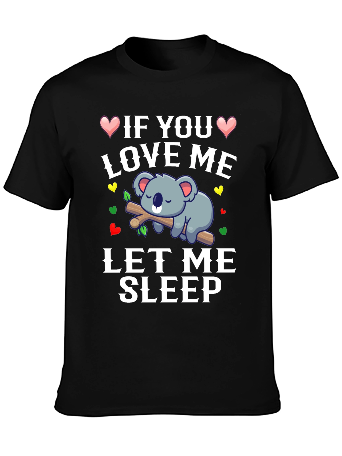 Cute Koala Bear Sleeping T-Shirt