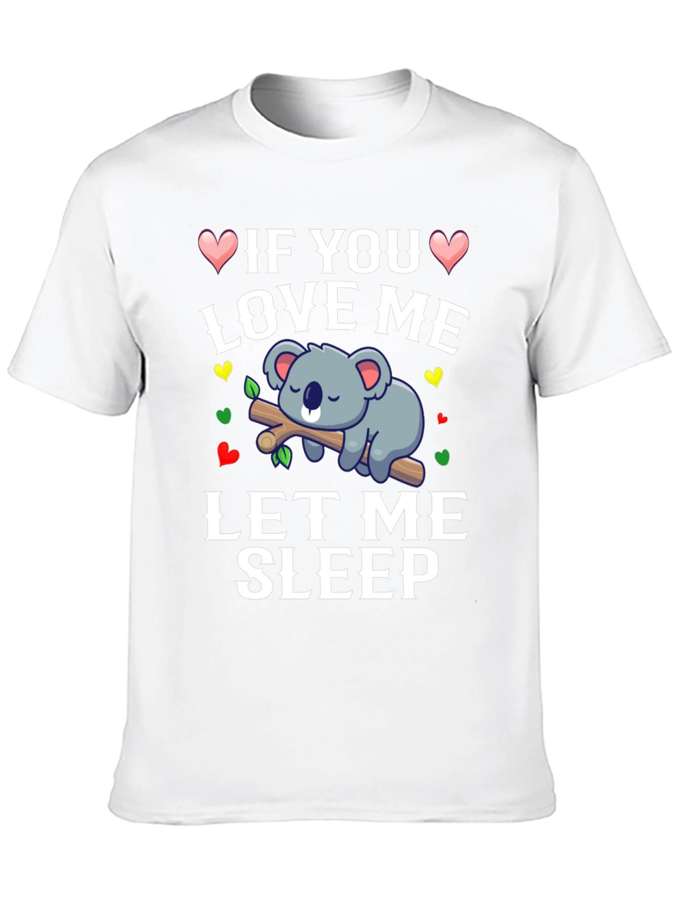 Cute Koala Bear Sleeping T-Shirt