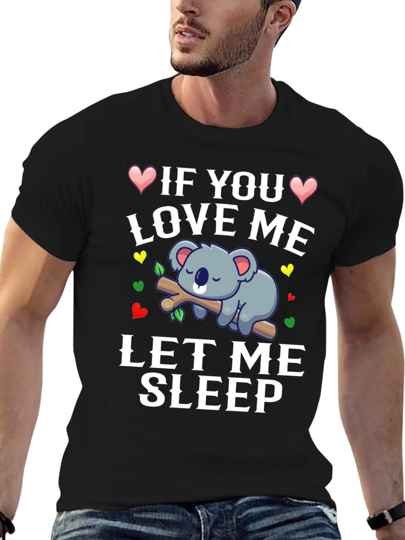 Cute Koala Bear Sleeping T-Shirt